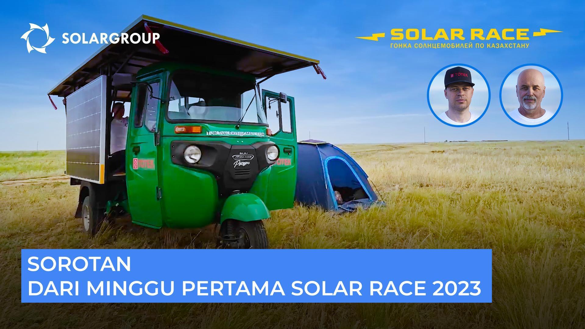 Sorotan dari minggu pertama Solar Race 2023