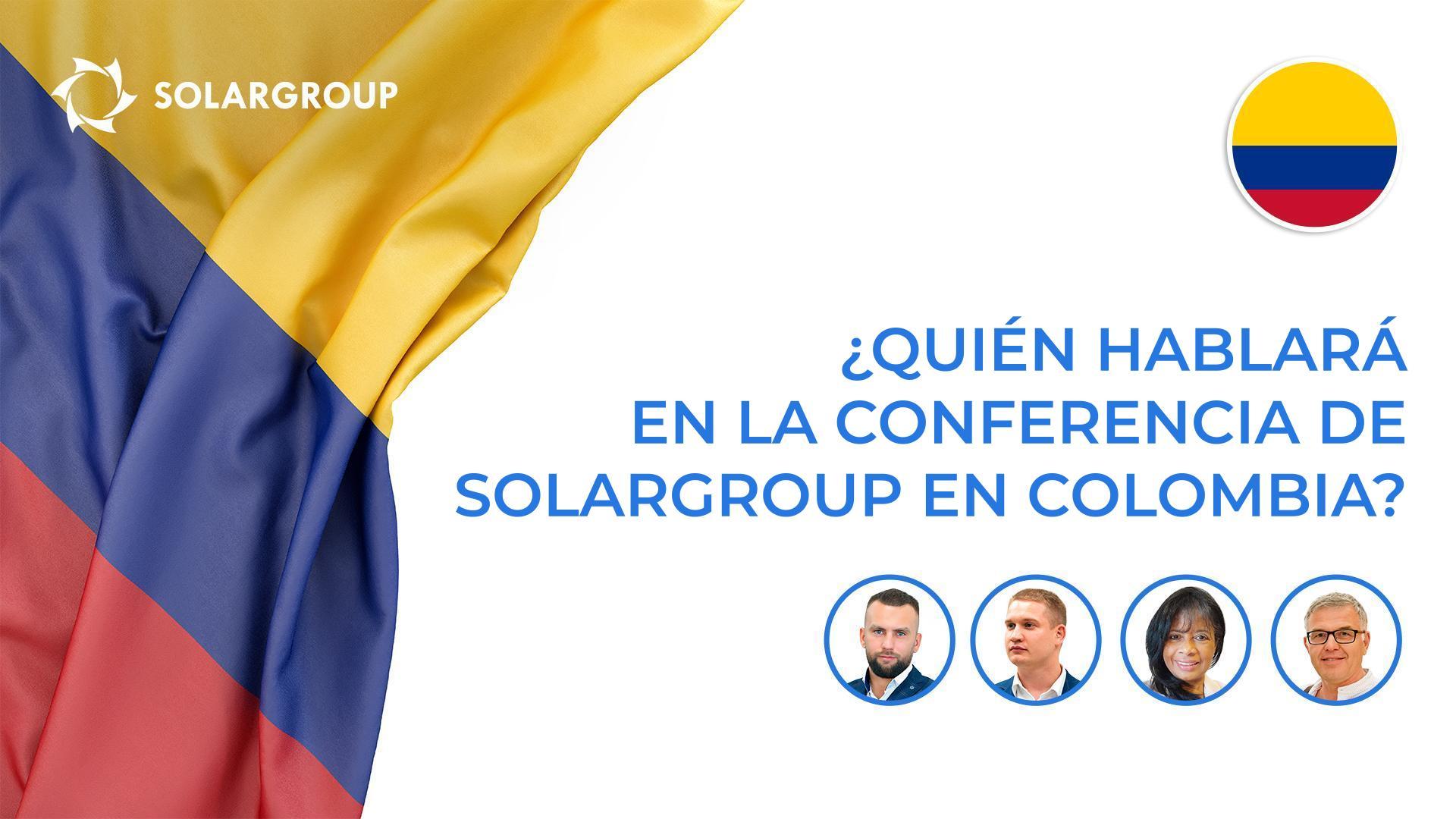 ¿Quién hablará en la conferencia de SOLARGROUP en Colombia?