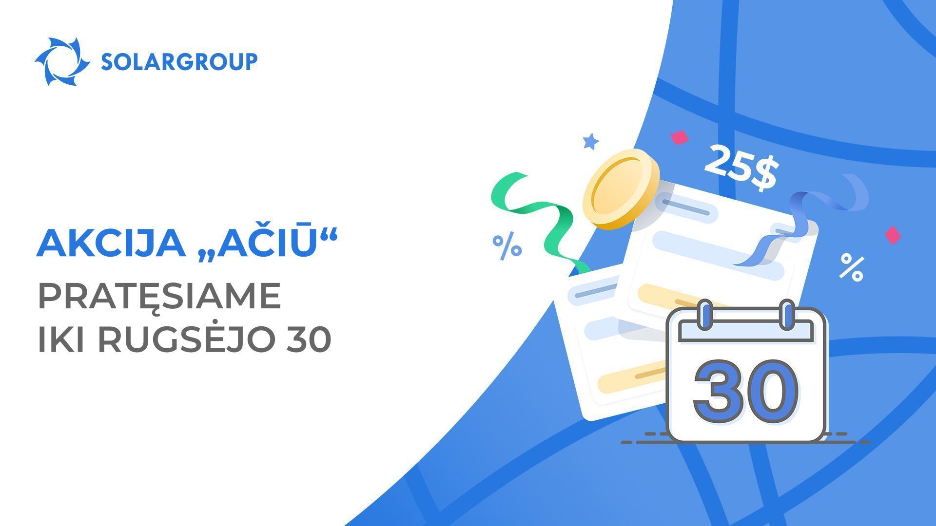 „Ačiū“ daug nebūna