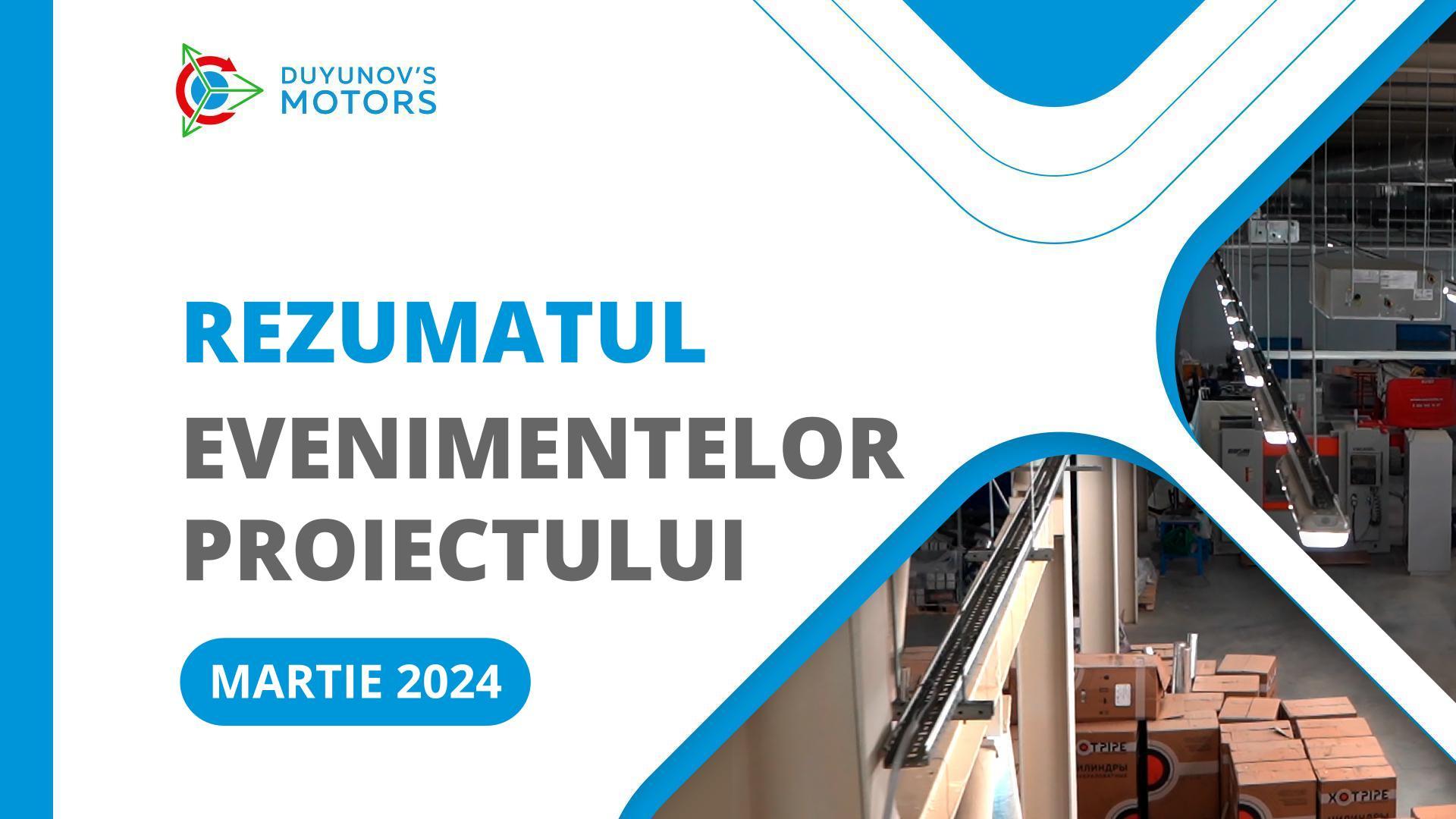 Cele mai importante evenimente ale proiectului din luna martie