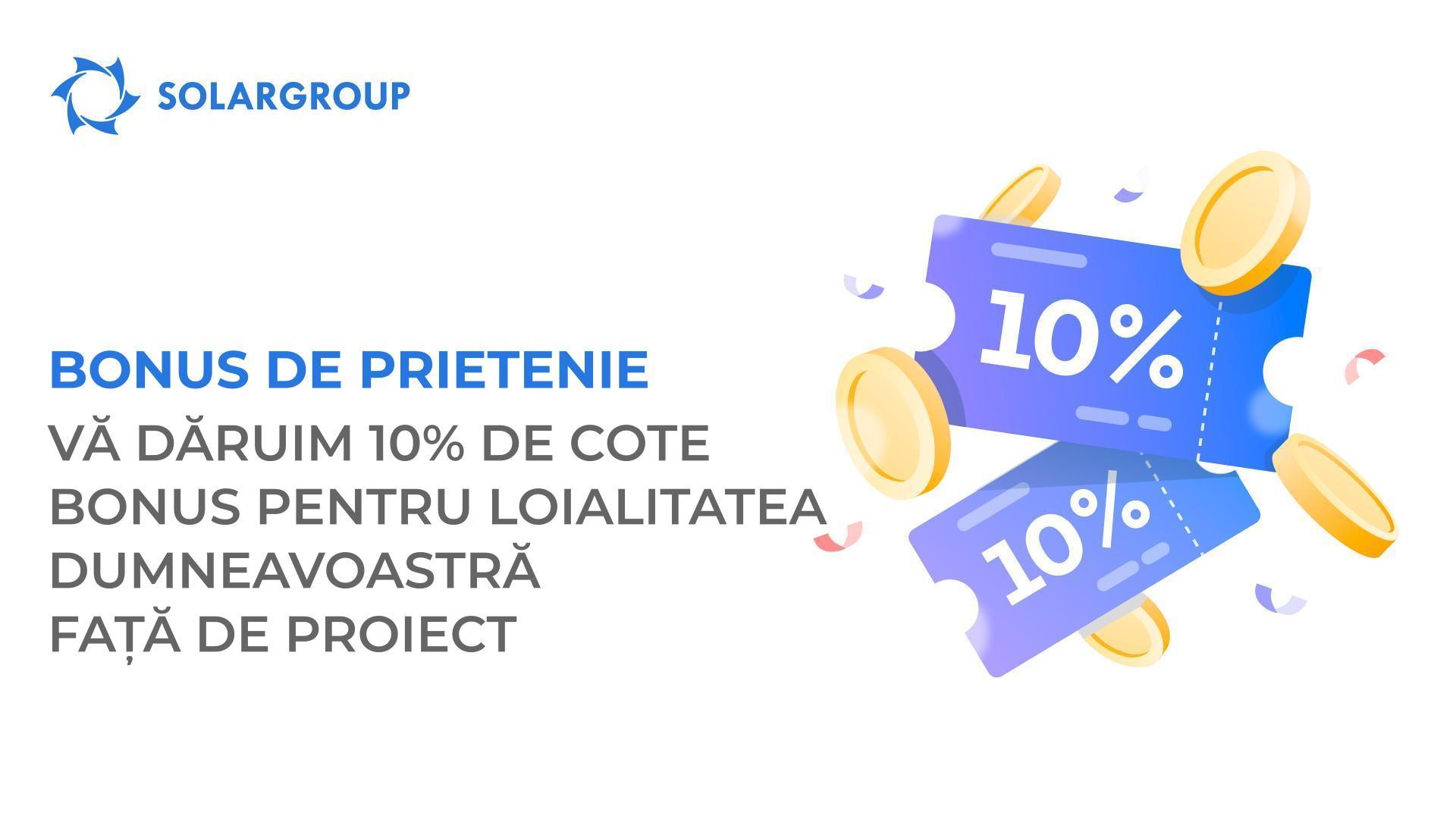 Plătiți integral un pachet de investiții și obțineți un Bonus de prietenie