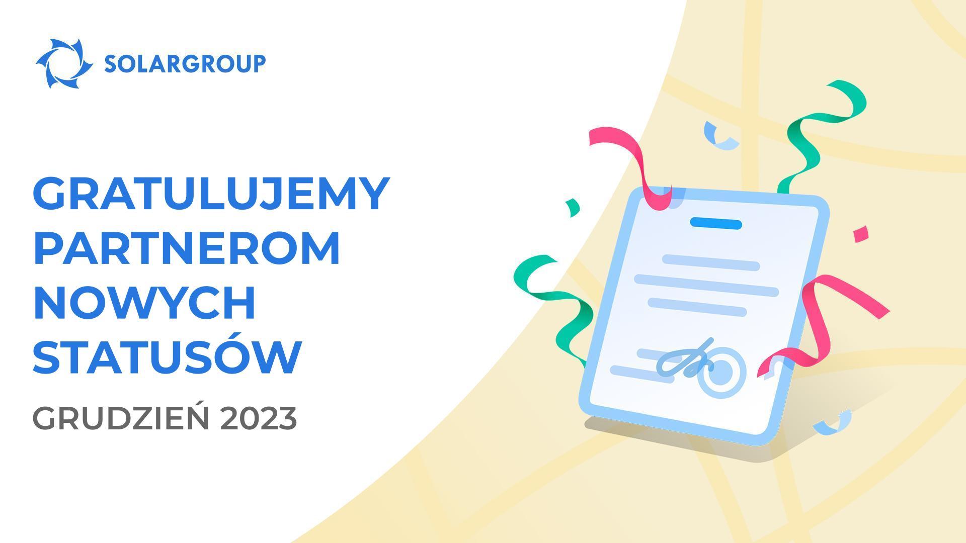 Witamy partnerów z nowymi statusami!