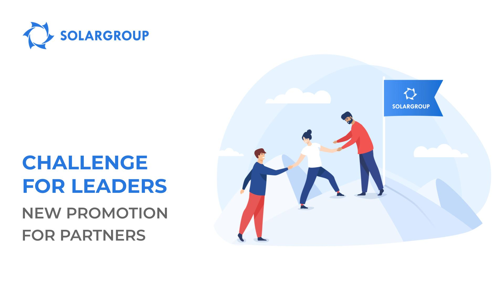 Challenge for leaders: develop the first level of your structure - get up to 8,000 shares