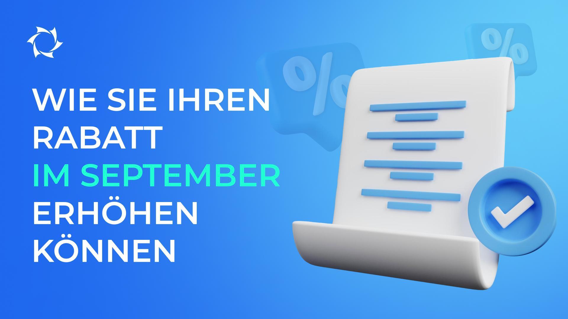 Verdoppeln Sie Ihren Vorteil im September: Vorzeitige Rückzahlung und Profit Pack