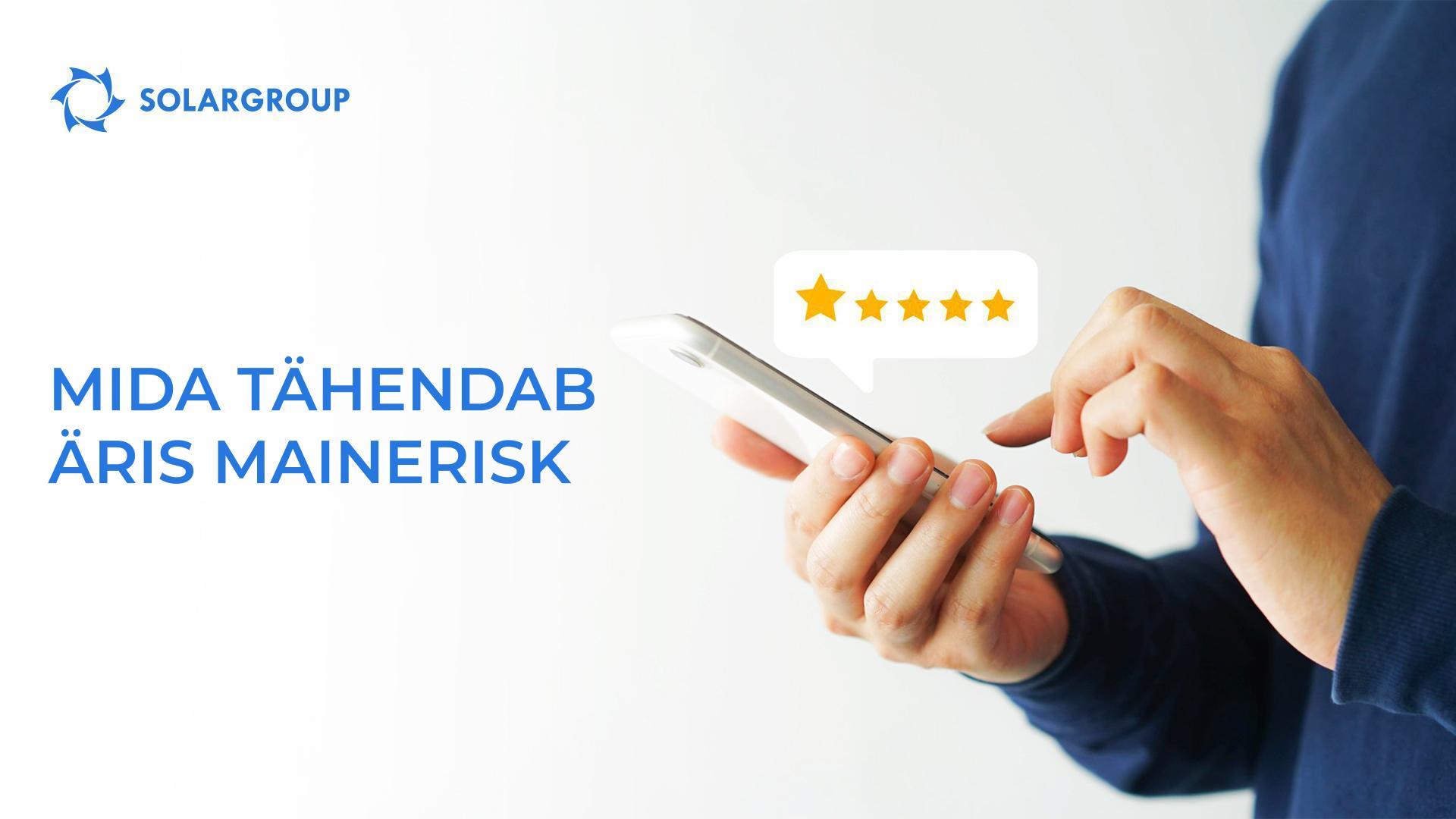 Mida tähendab äris mainerisk