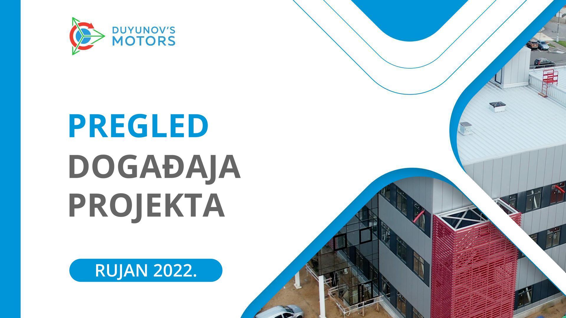 Ključni događaji projekta: pregled rujna