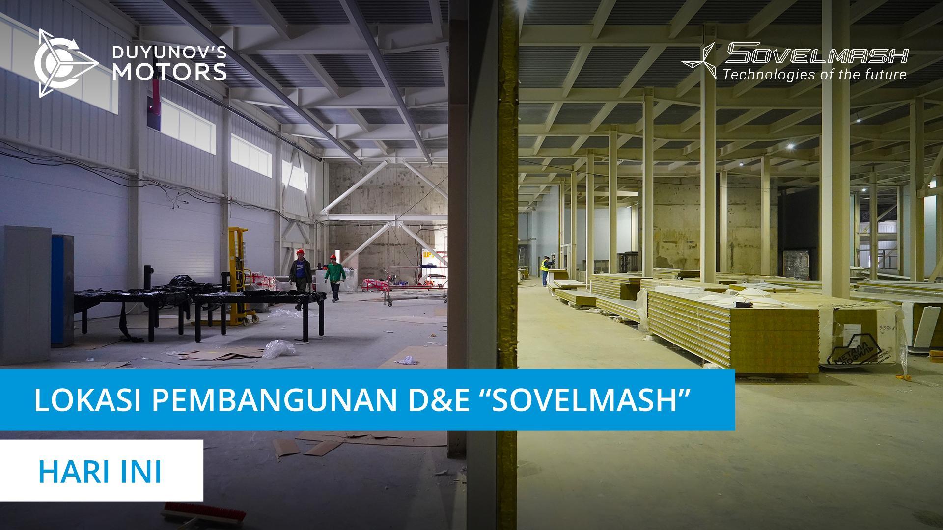 Lokasi pembangunan "Sovelmash" hari ini