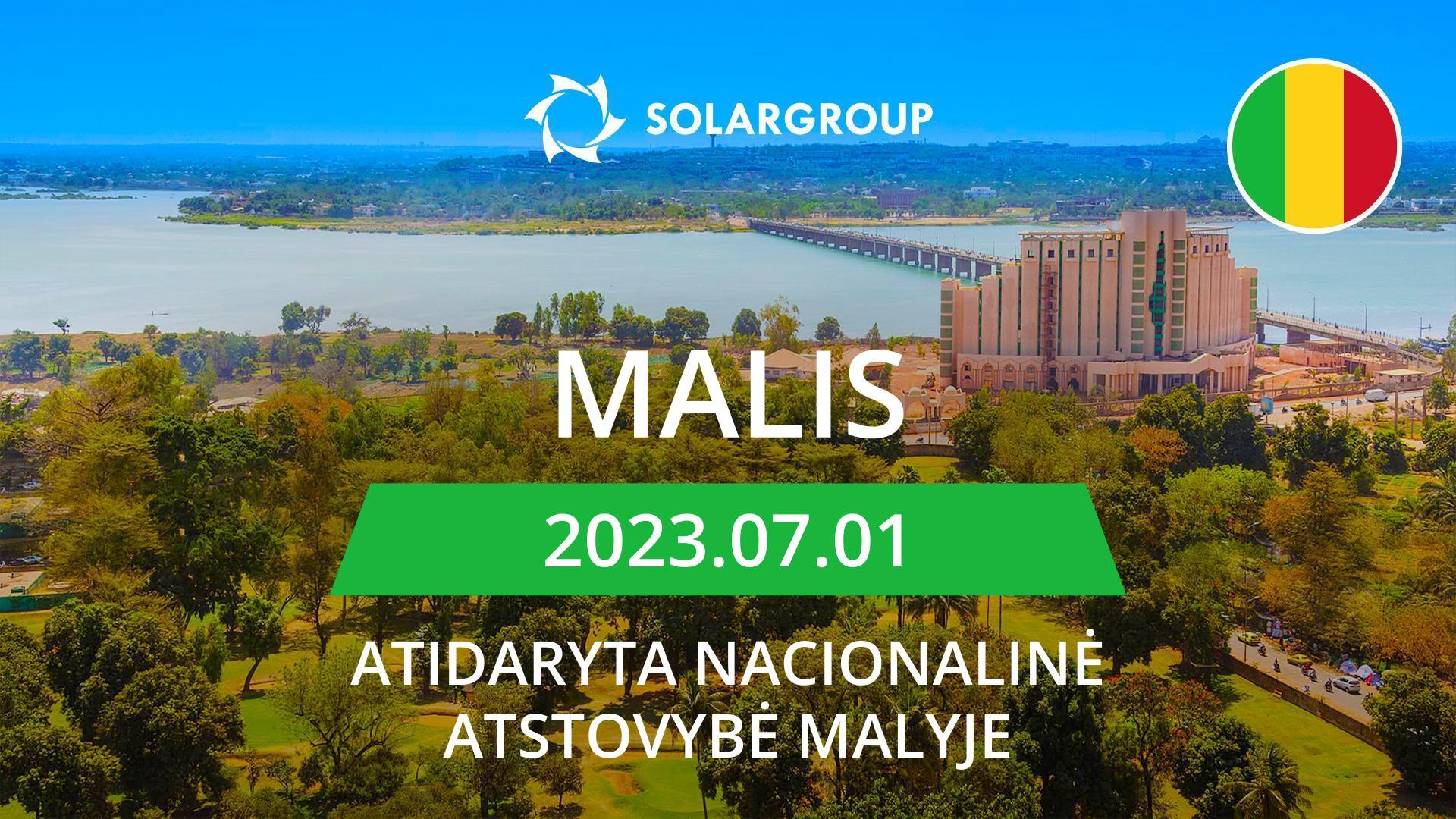 Nauja šalis projekto žemėlapyje: Malis