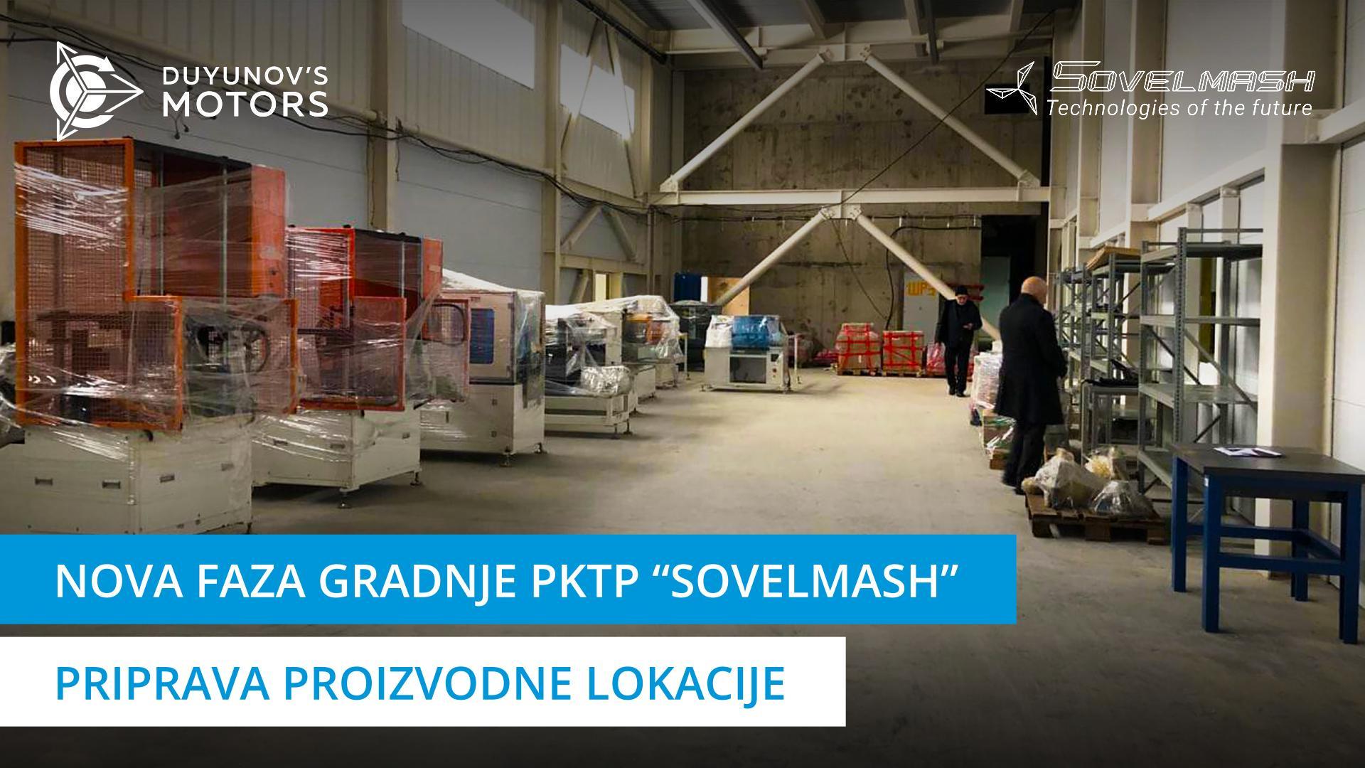 Nova faza gradnje: priprava na obratovanje proizvodne lokacije