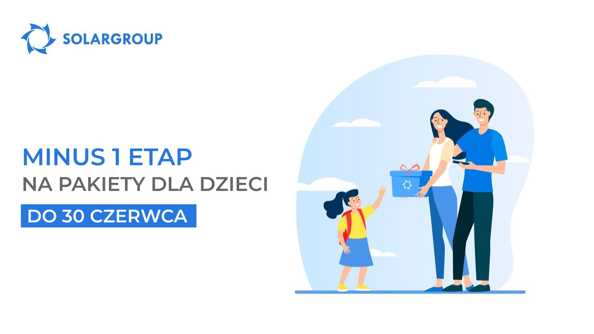 Nowa promocja na pakiety dla dzieci: minus 1 etap