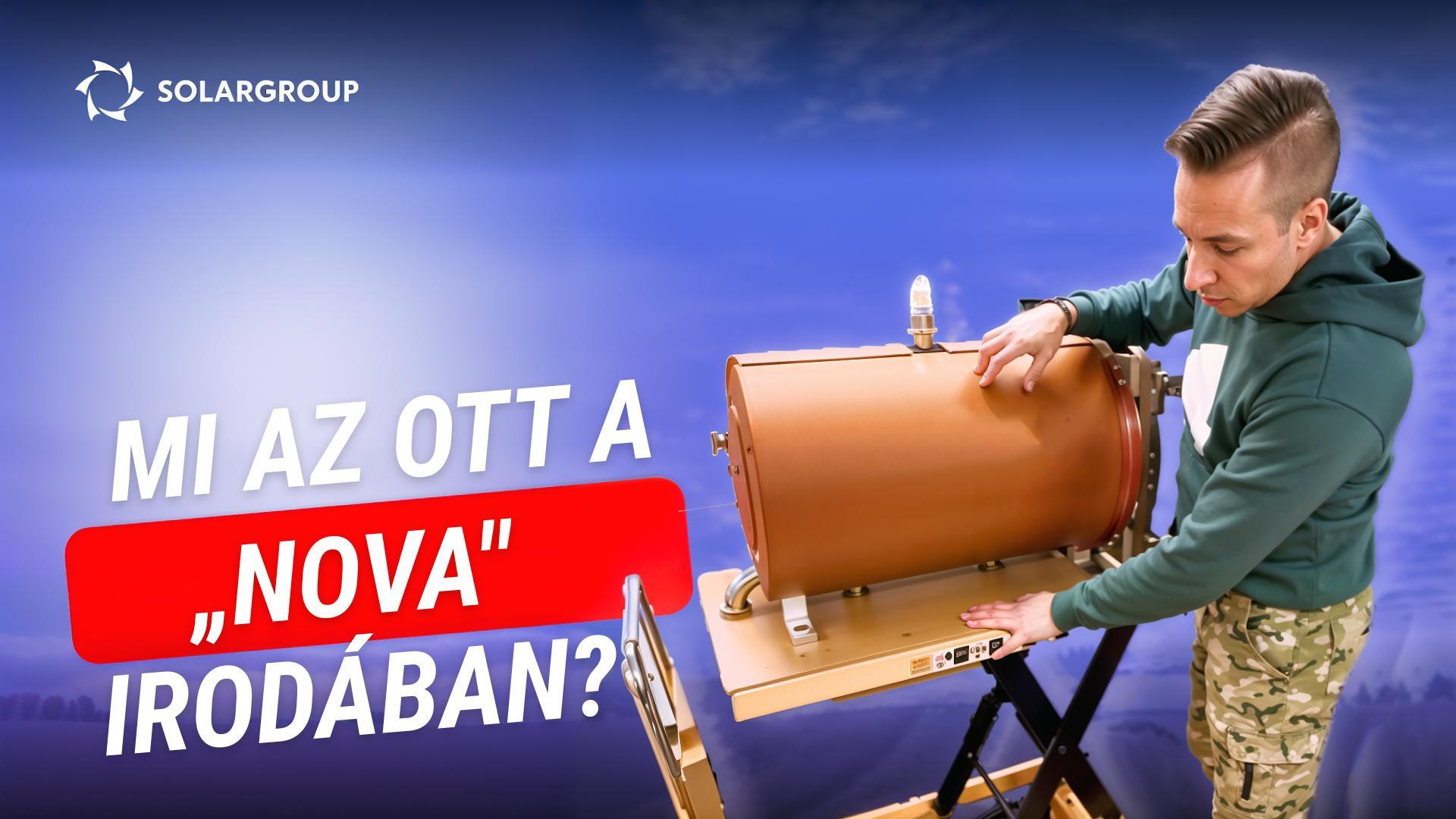 Új berendezés?! Mi történik a „Nova" vállalat irodájában a léghajókról szóló webinárok után