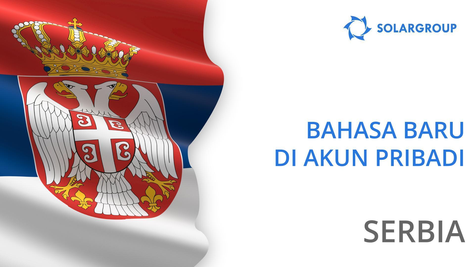 Akun pribadi sekarang tersedia dalam bahasa Serbia