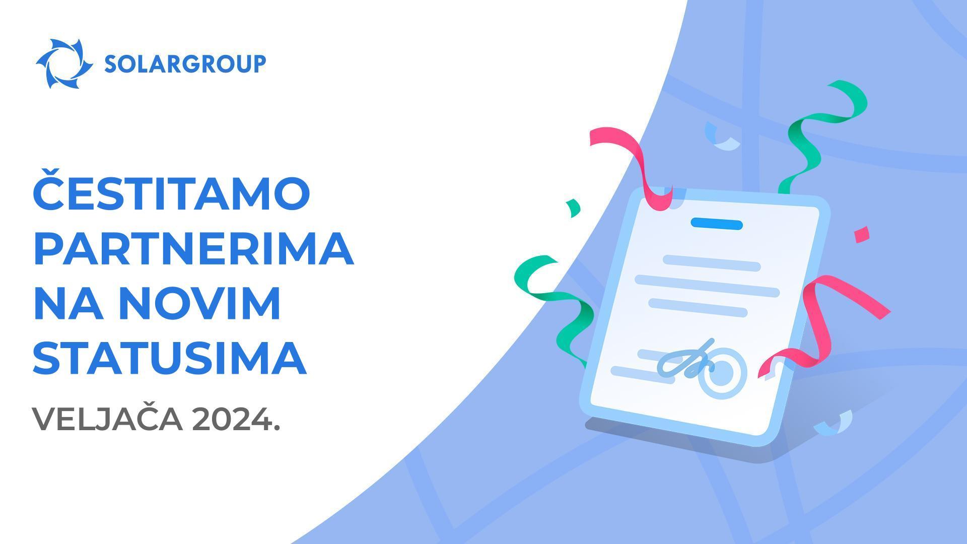 Pozdravljamo partnere u novim statusima!