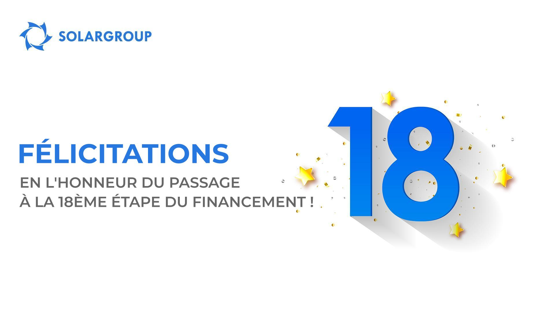 16 janvier 2023, c'est le premier jour de la 18ème étape du financement du projet des "Moteurs Duyunov"