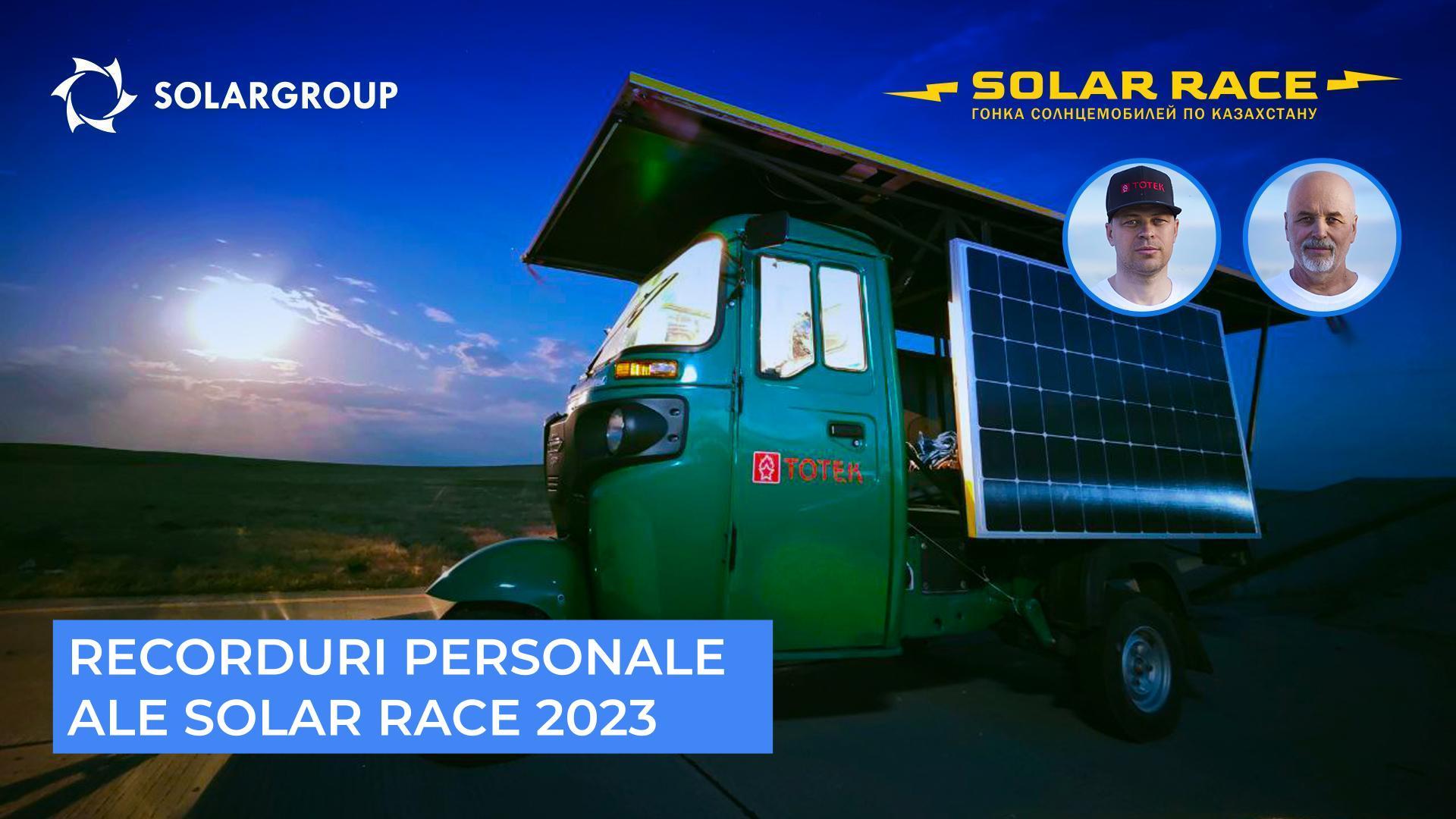 Recorduri personale ale Solar race 2023