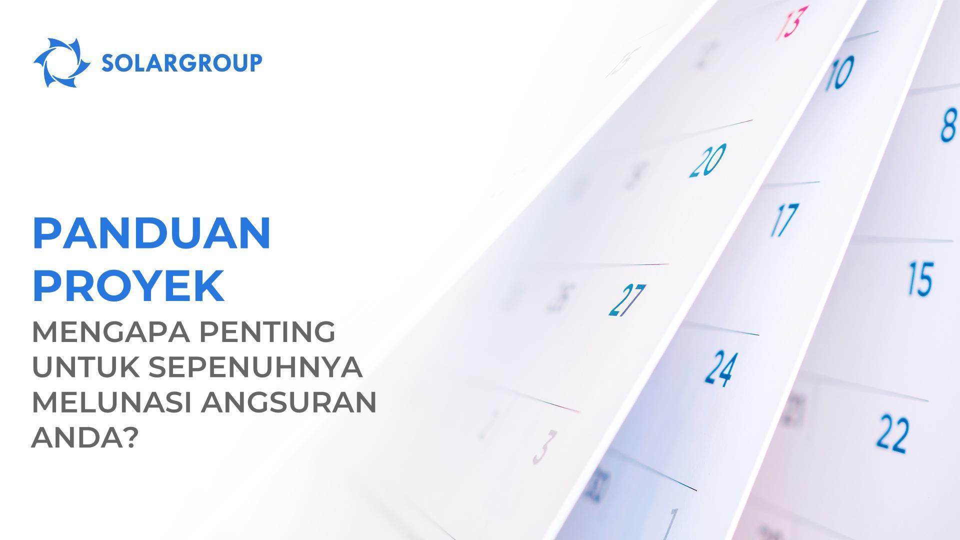Panduan proyek: mengapa penting untuk sepenuhnya melunasi angsuran Anda?