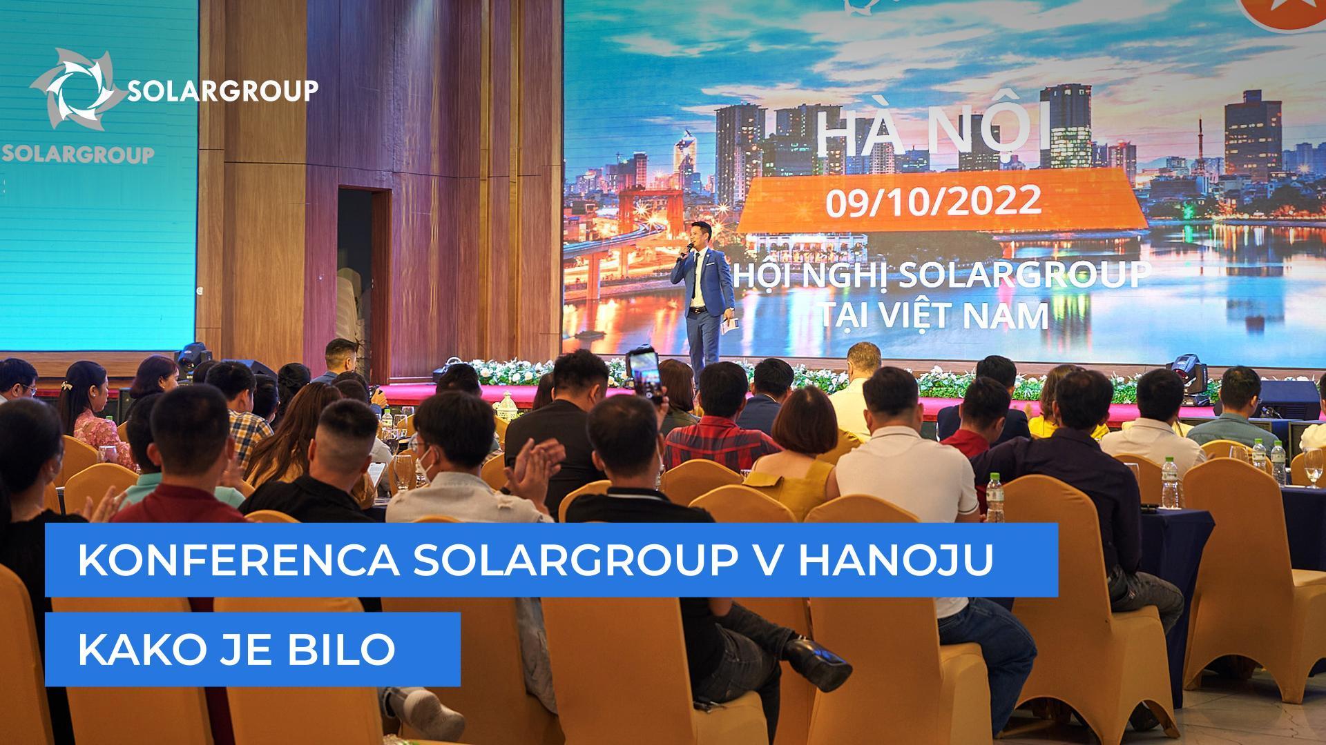 Konferenca SOLARGROUP v Hanoju: kako je bilo
