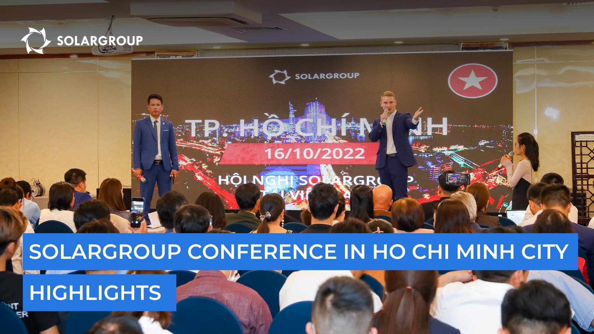 SOLARGROUP conference in Ho Chi Minh City: highlights