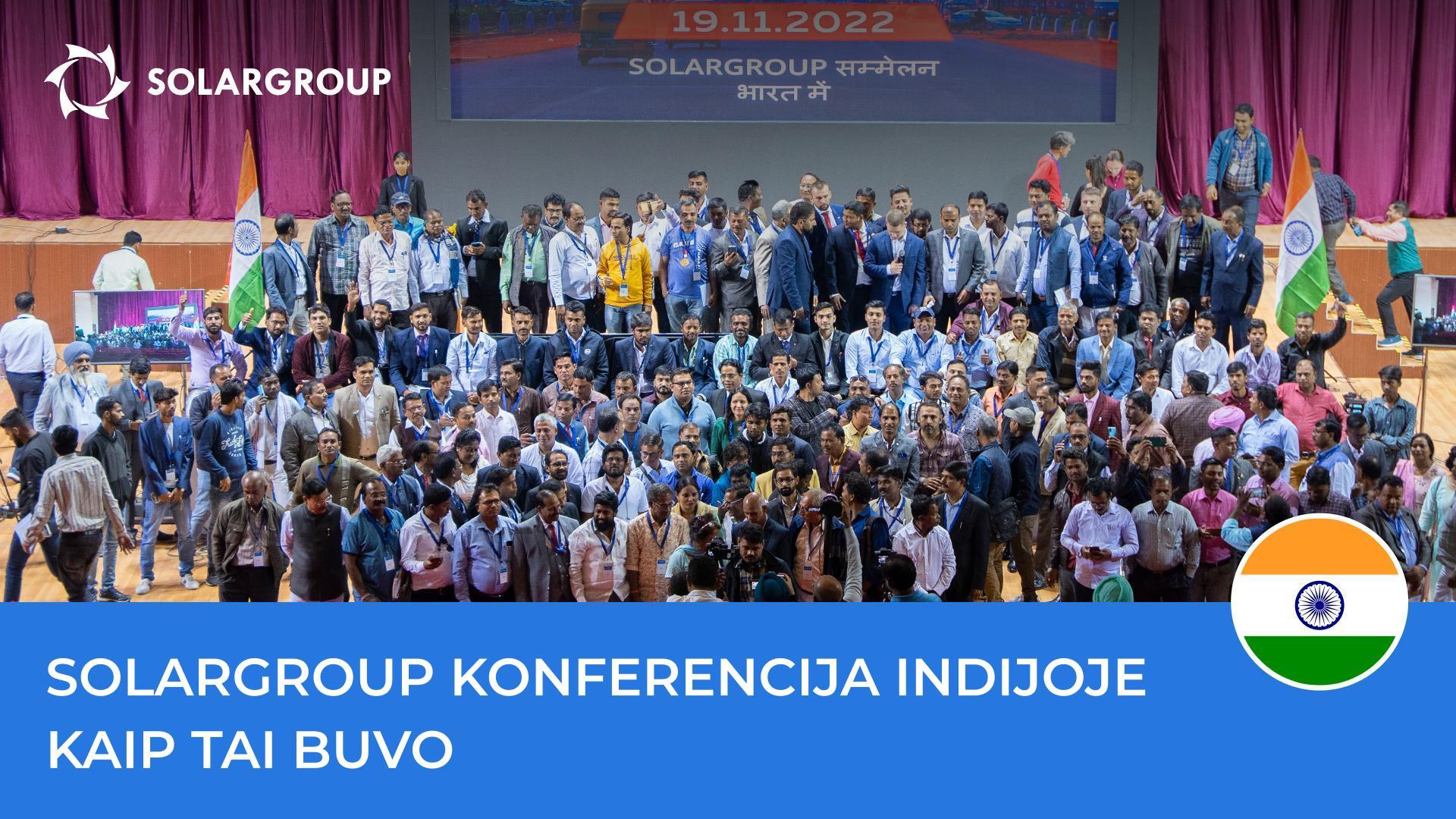 SOLARGROUP konferencija Indijoje: kuo įsiminė renginys