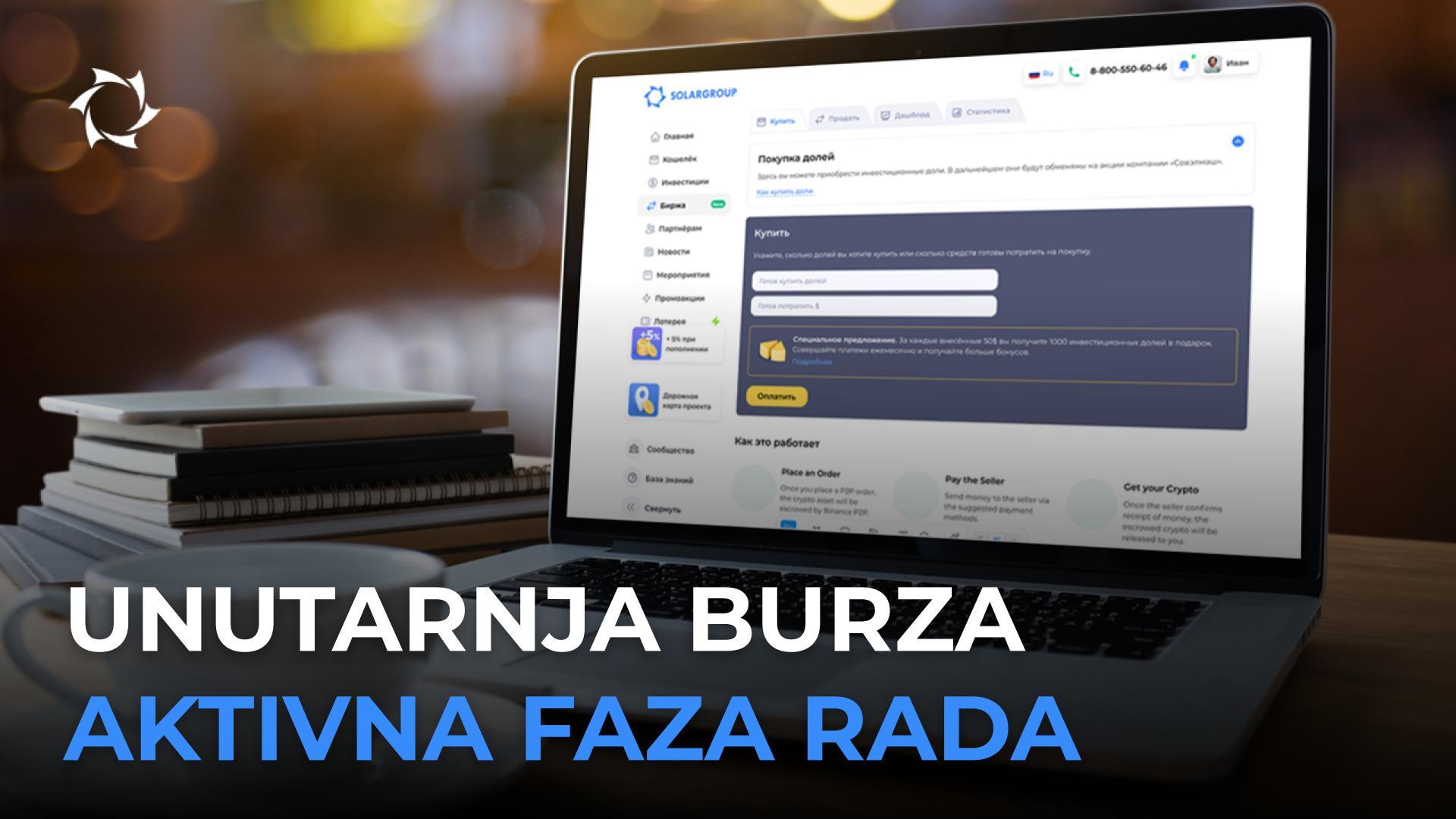 Pitali ste nas o burzi – ubrzavamo njezino pokretanje!