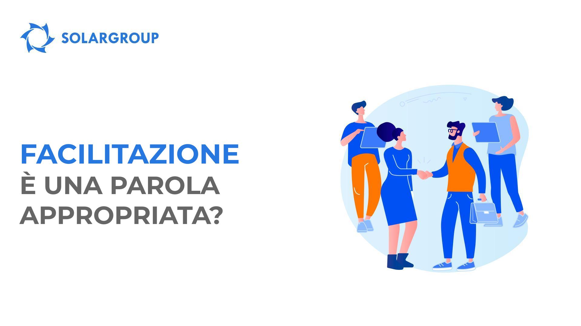 Facilitazione è una parola appropriata?