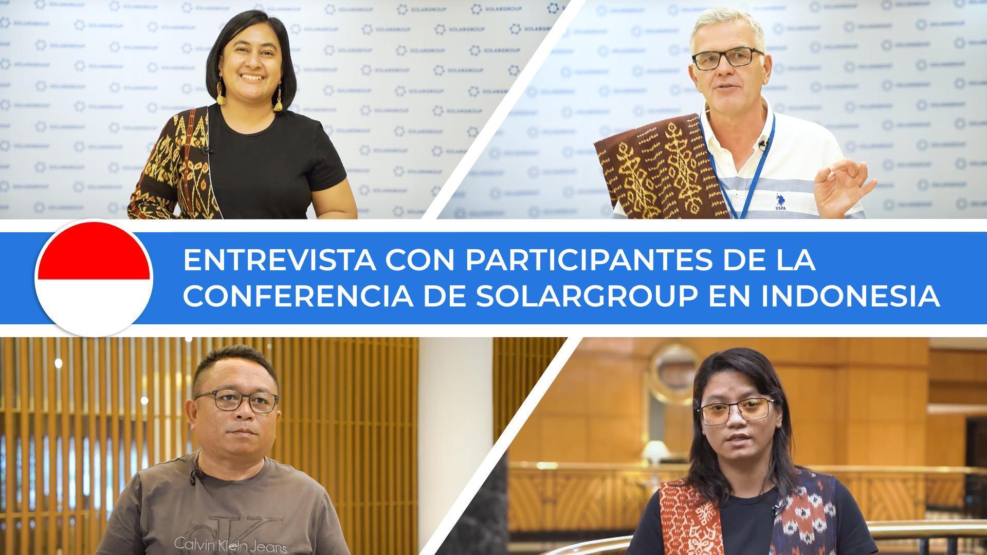 Entrevista con los participantes de la conferencia en Indonesia: potente carga positiva