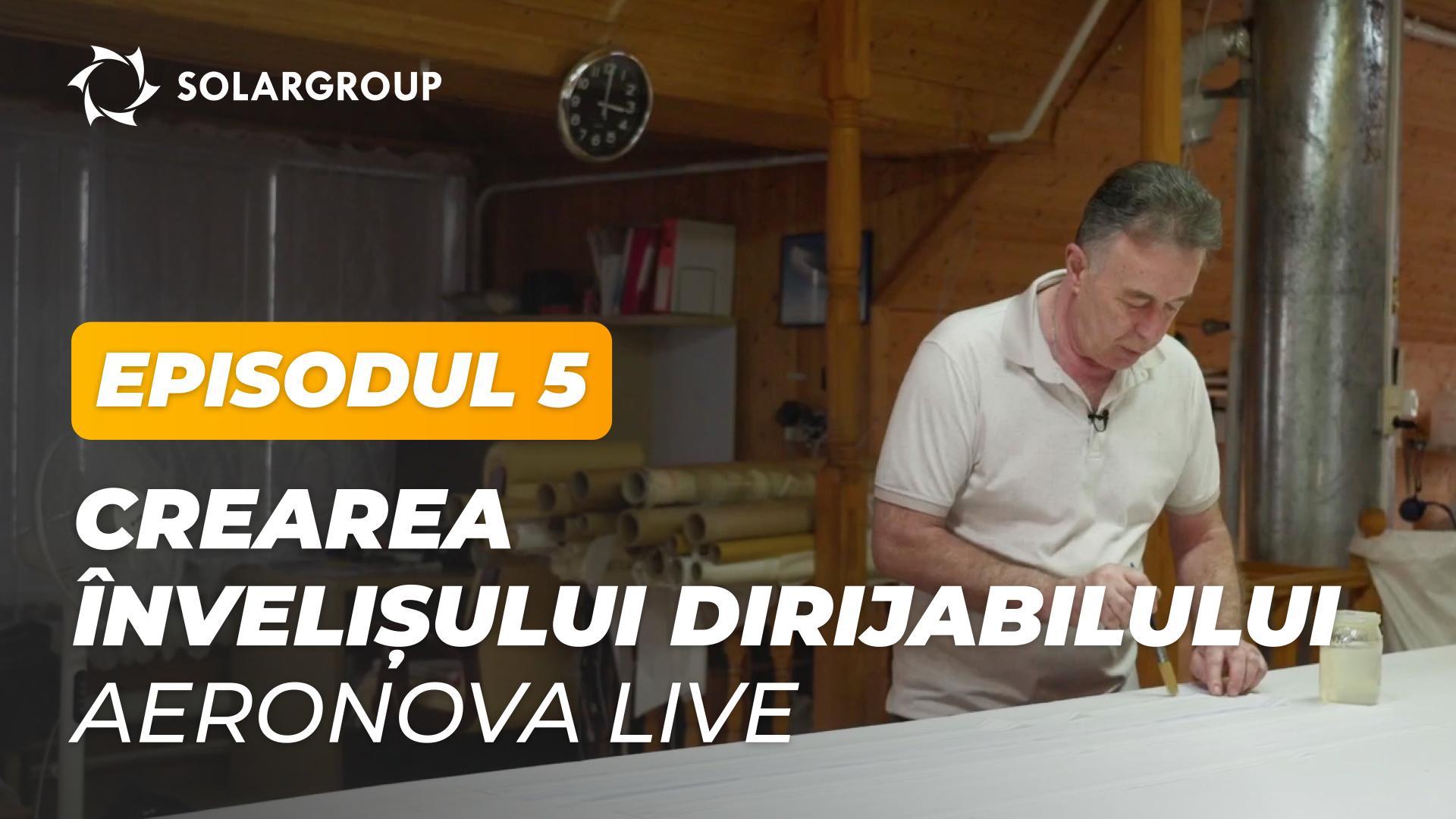 „O nouă generație de dirijabile”: cum este creat învelișul dirijabilului NOVA 01 | AERONOVA Live. Episodul 5