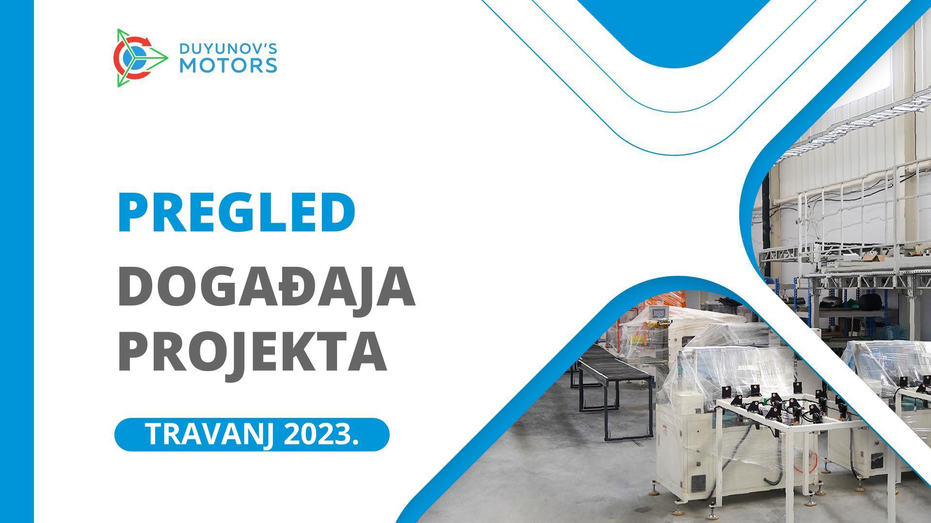 Ključni događaji projekta u travnju