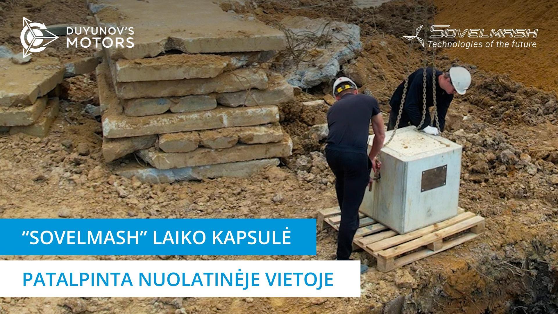 „Sovelmash“ laiko kapsulė patalpinta nuolatinėje buvimo vietoje