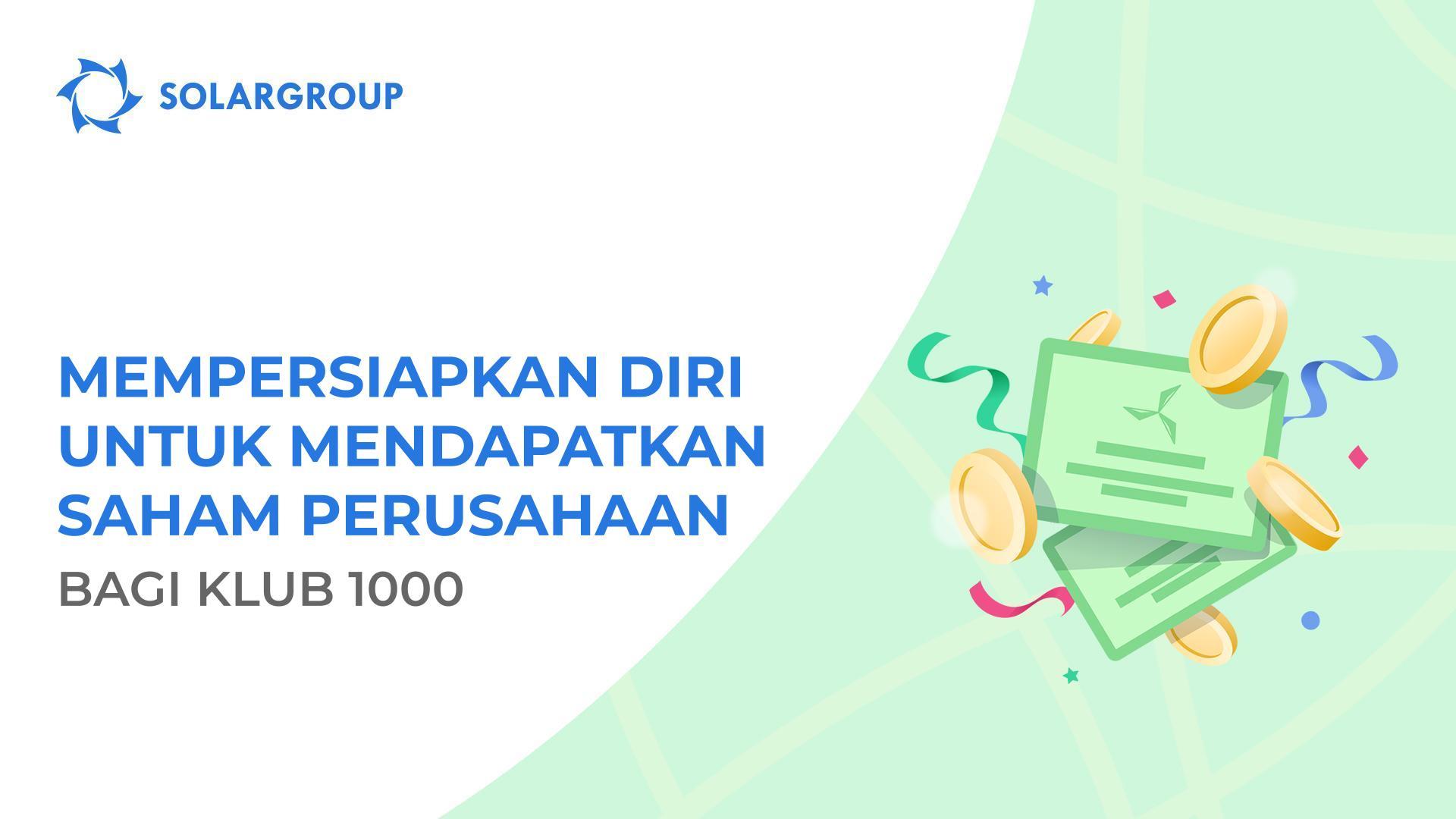 Fitur-fitur persiapan untuk konversi saham telah tersedia bagi kategori investor yang baru