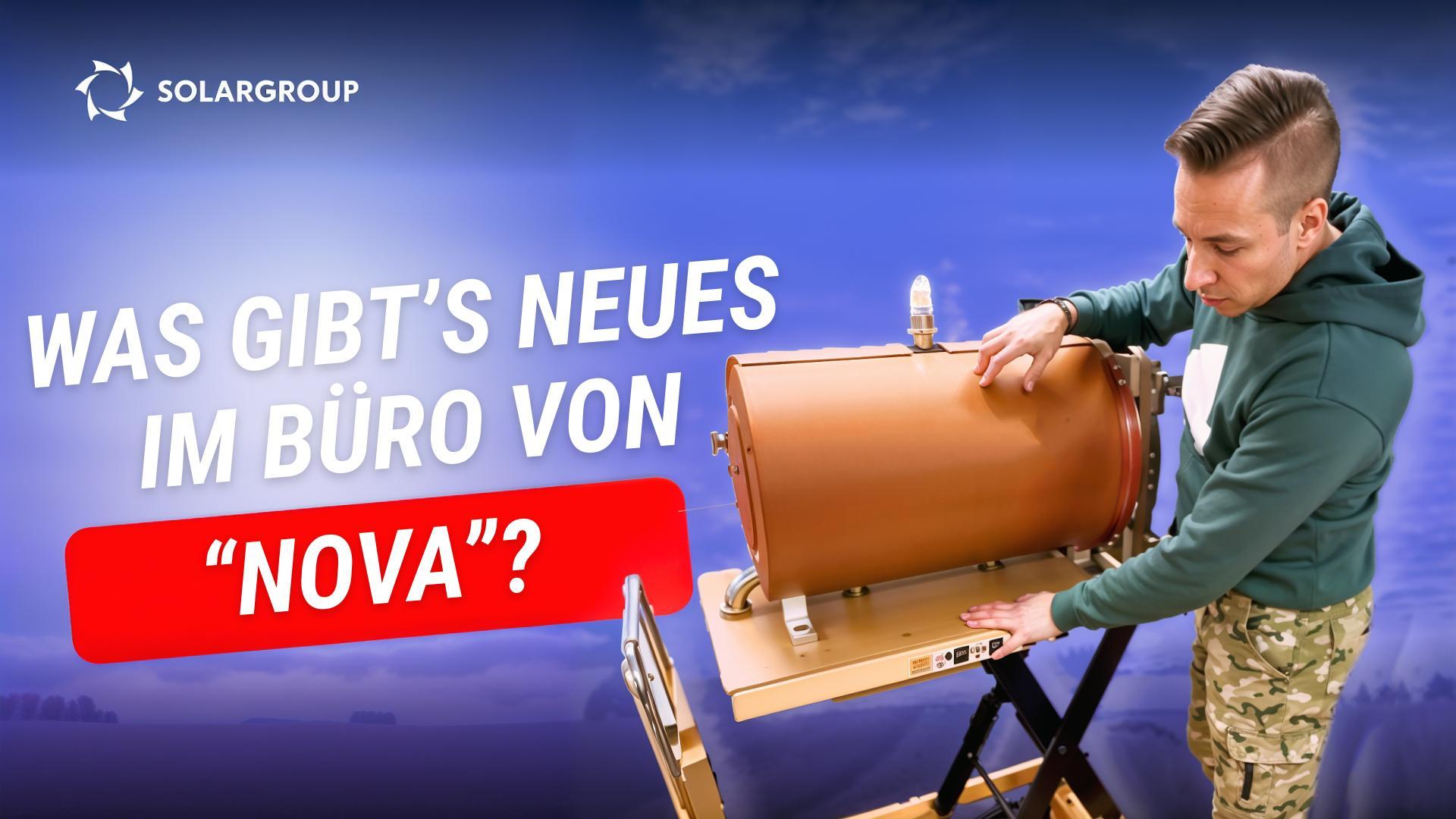 Neue Ausrüstungen?! Was ereignet sich im Büro von "Nova" nach Webinaren über Luftschiffe