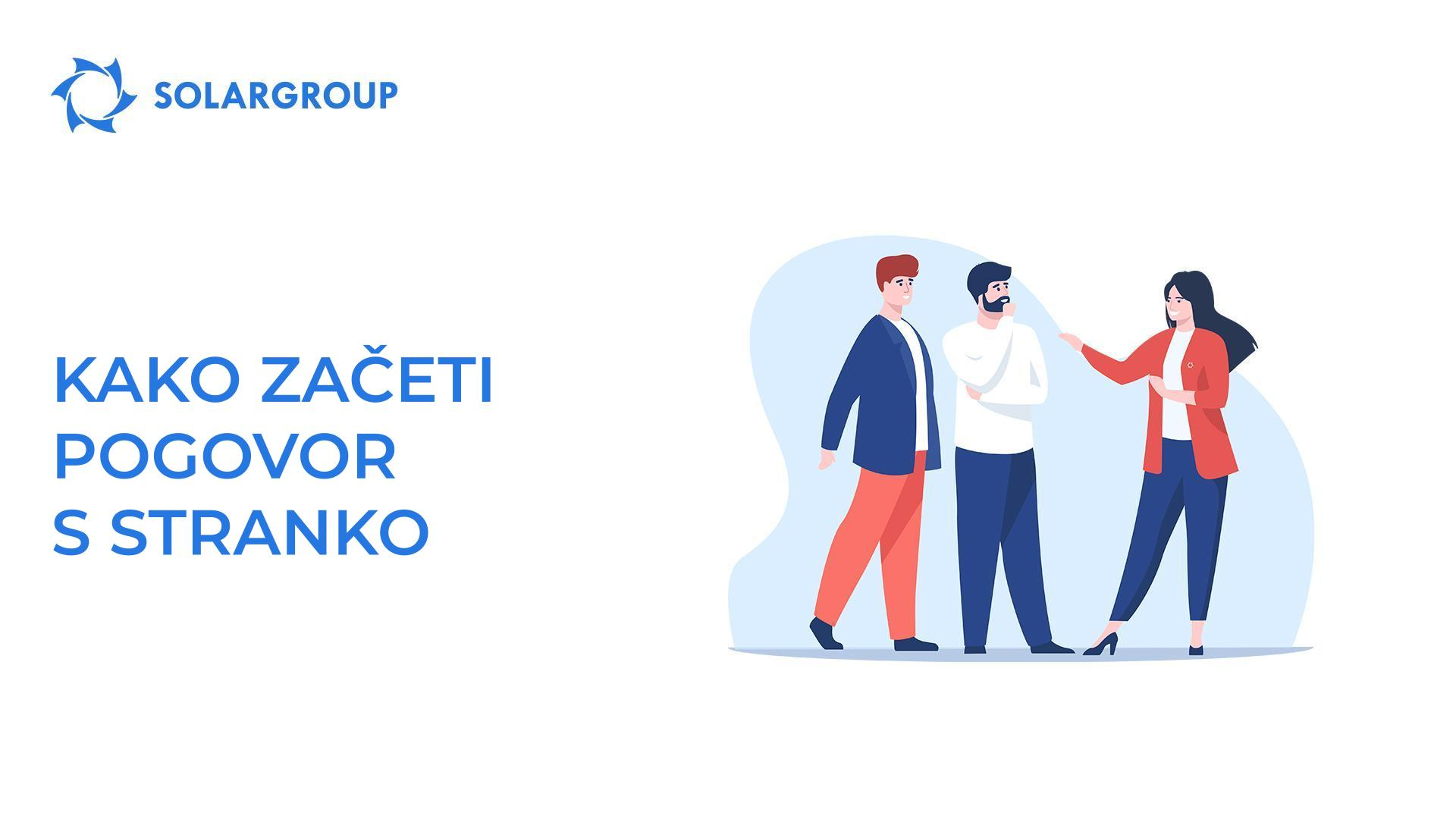 Kako začeti pogovor s stranko