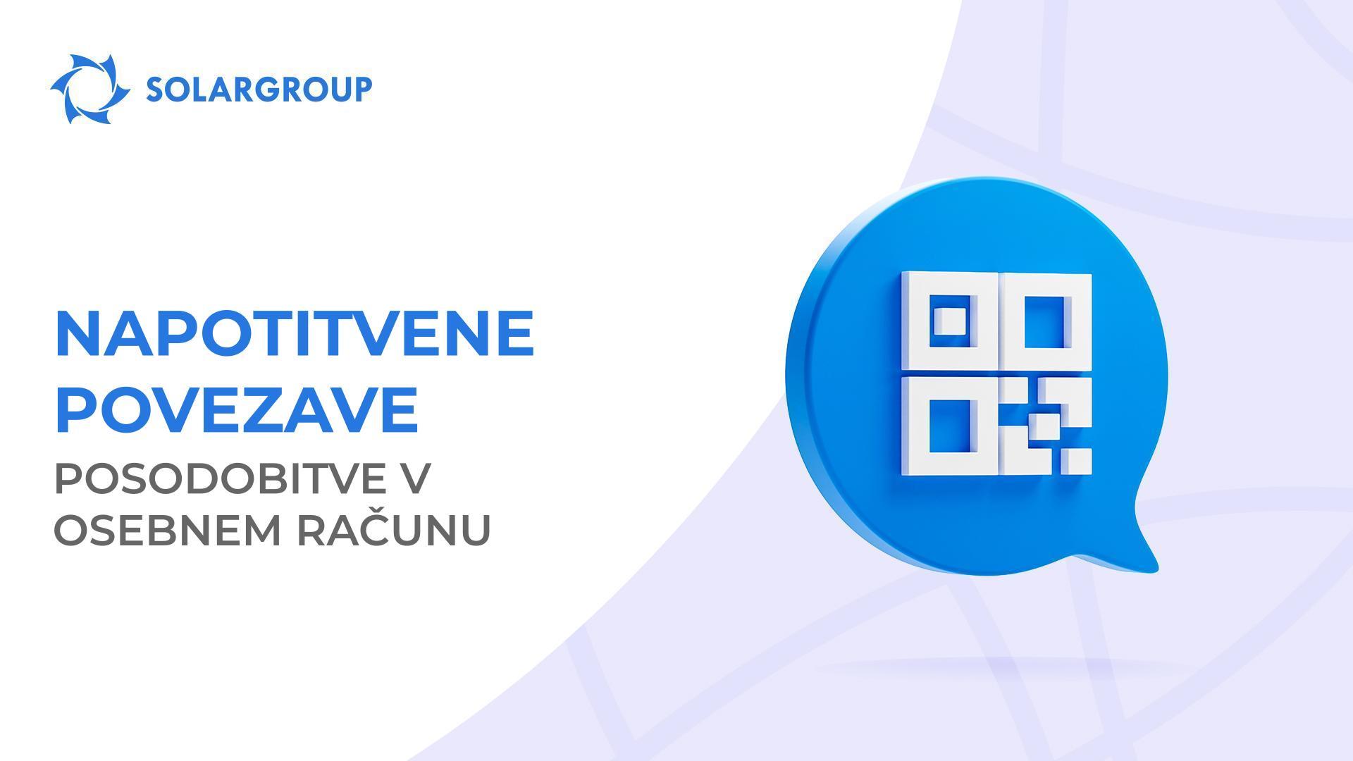 "Posodobljen razdelek ""Napotitvene povezave"" v osebnem računu ​"