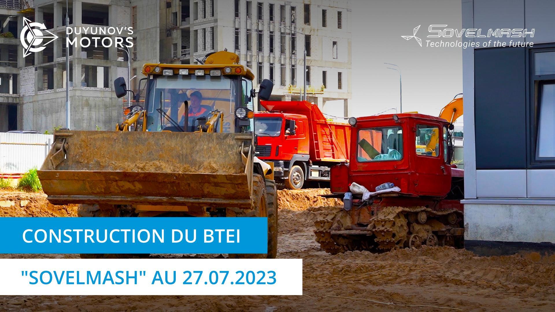 Une nouvelle vidéo de la construction du bureau technologique d'études et d'ingénierie "Sovelmash"