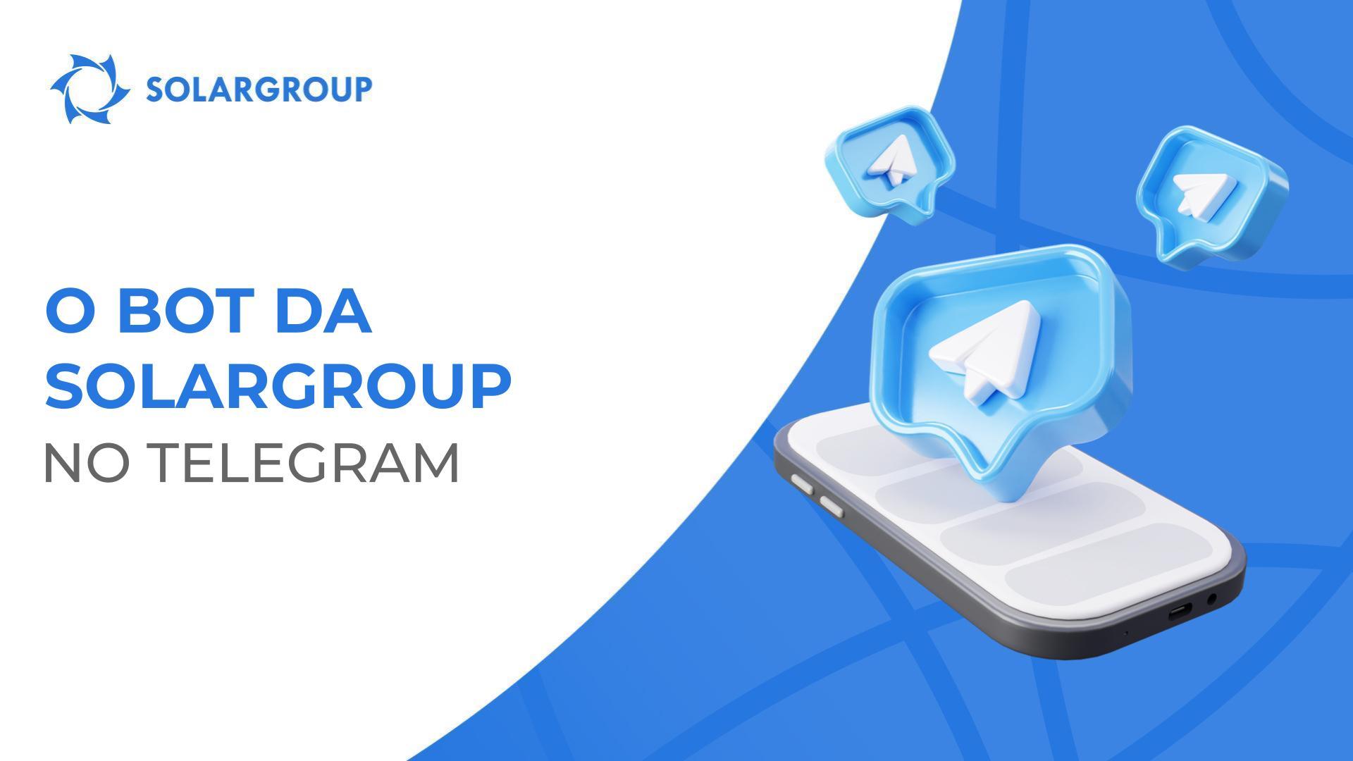 Atualização do bot do Telegram da SOLARGROUP