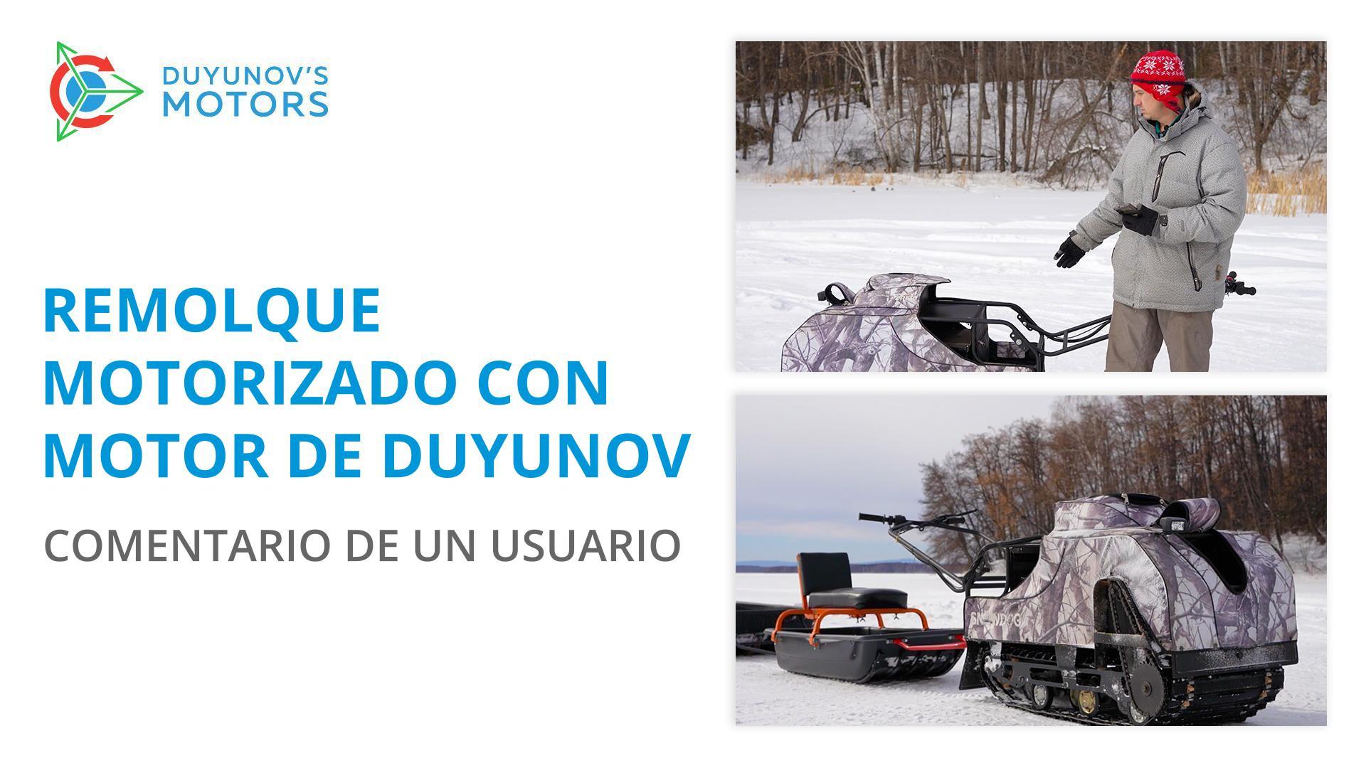 Remolque motorizado con motor de Duyunov: comentario de un usuario