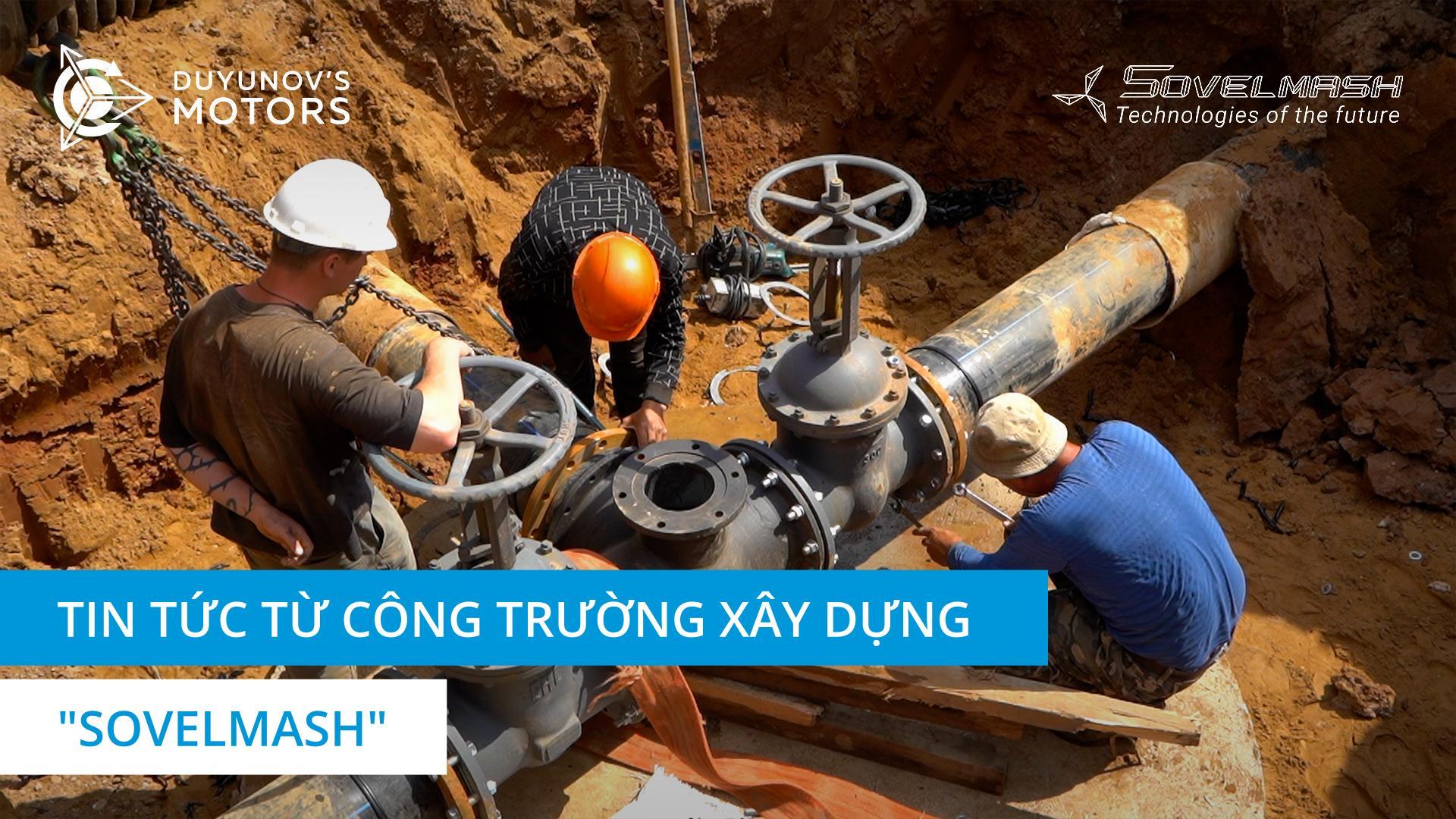 Ngày dọn dẹp tại D&E "Sovelmash", lát gạch, lắp đặt thang máy và các hoạt động khác