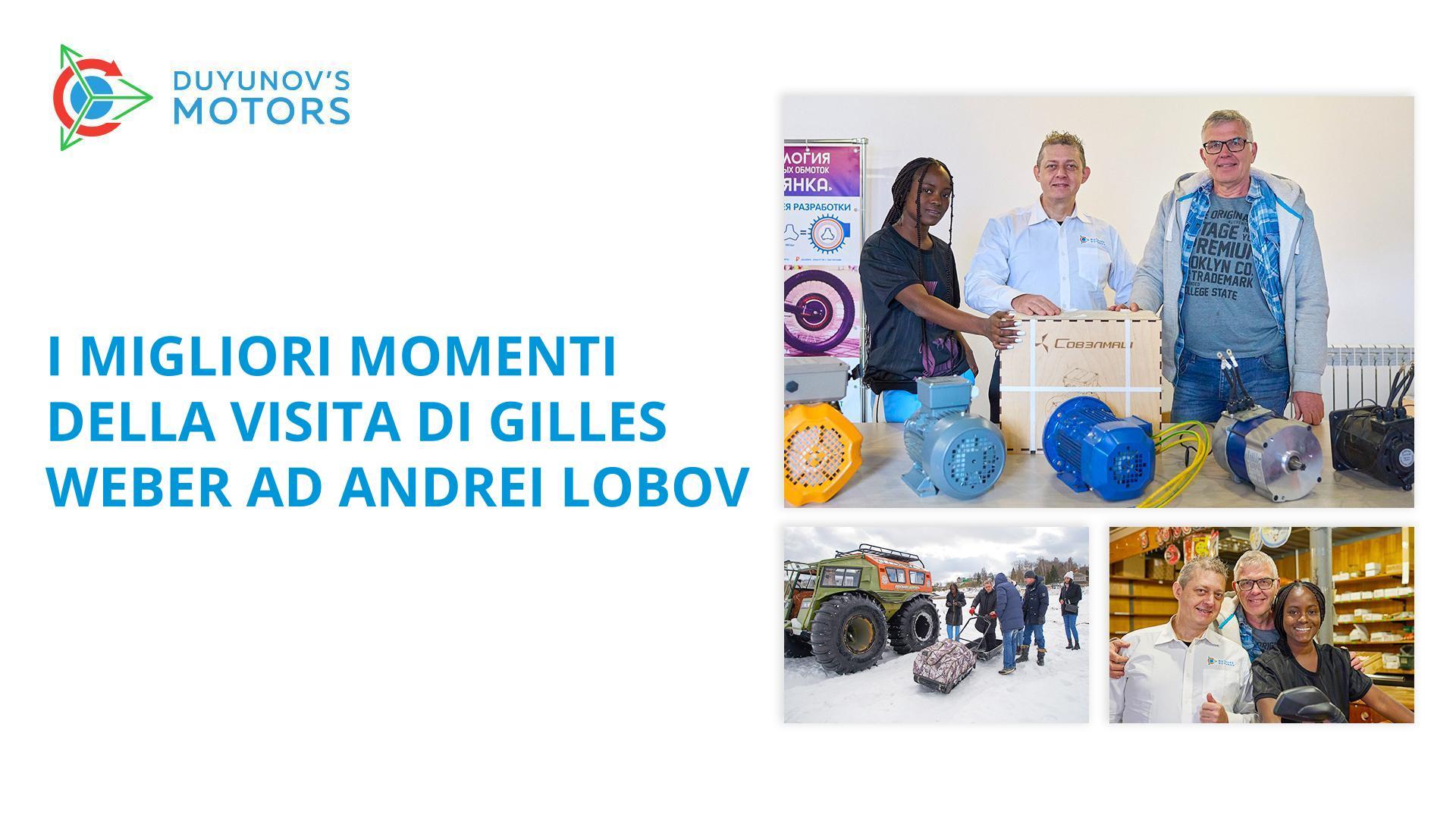 I migliori momenti della visita di Gilles Weber ad Andrei Lobov