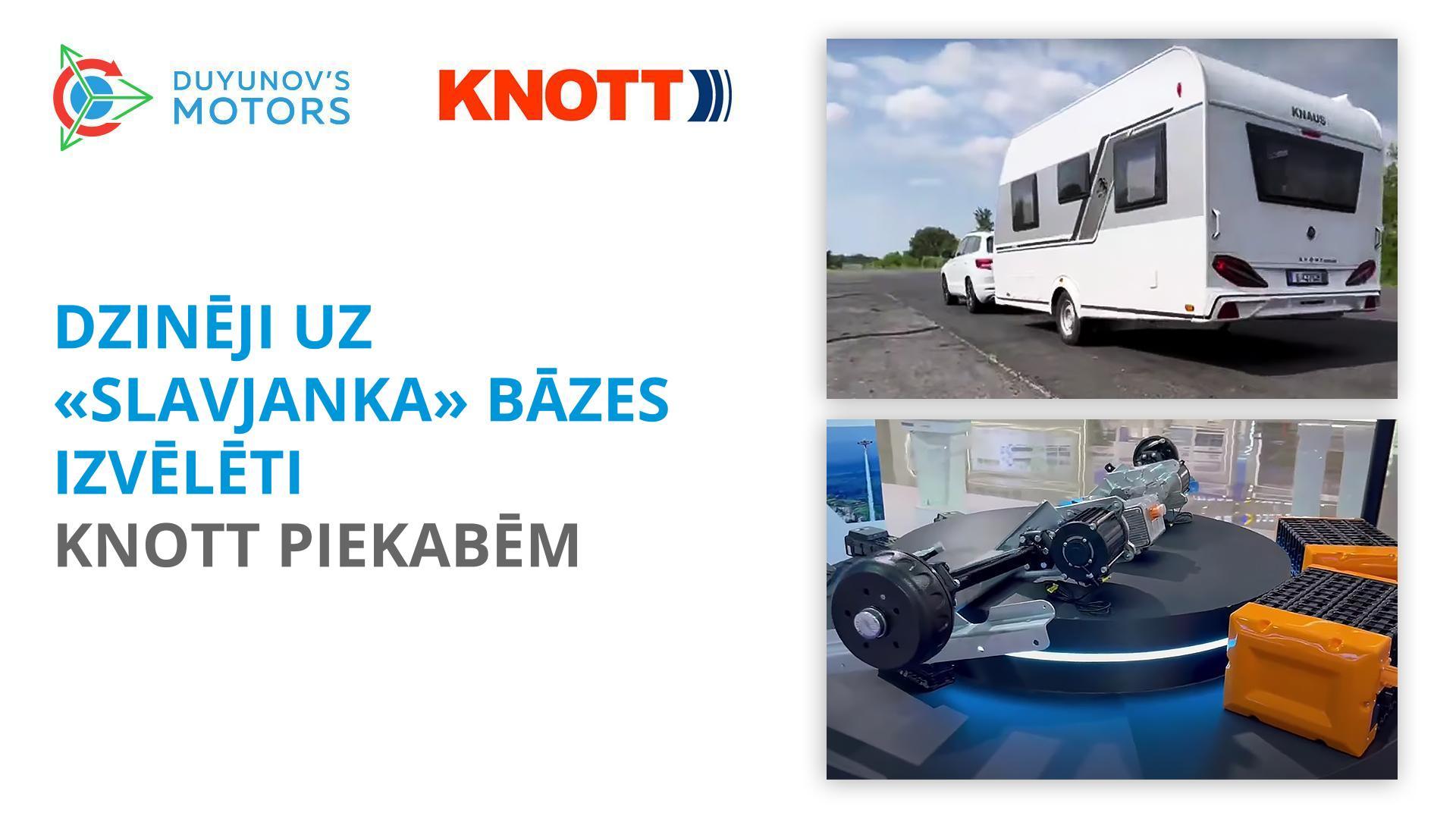 Elektrodzinēji DA-95S vinnēja Autoflex Knott Inc testēšanas izmēģinājumus