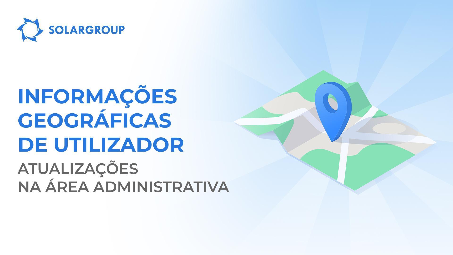 A sua localização está agora marcada no mapa