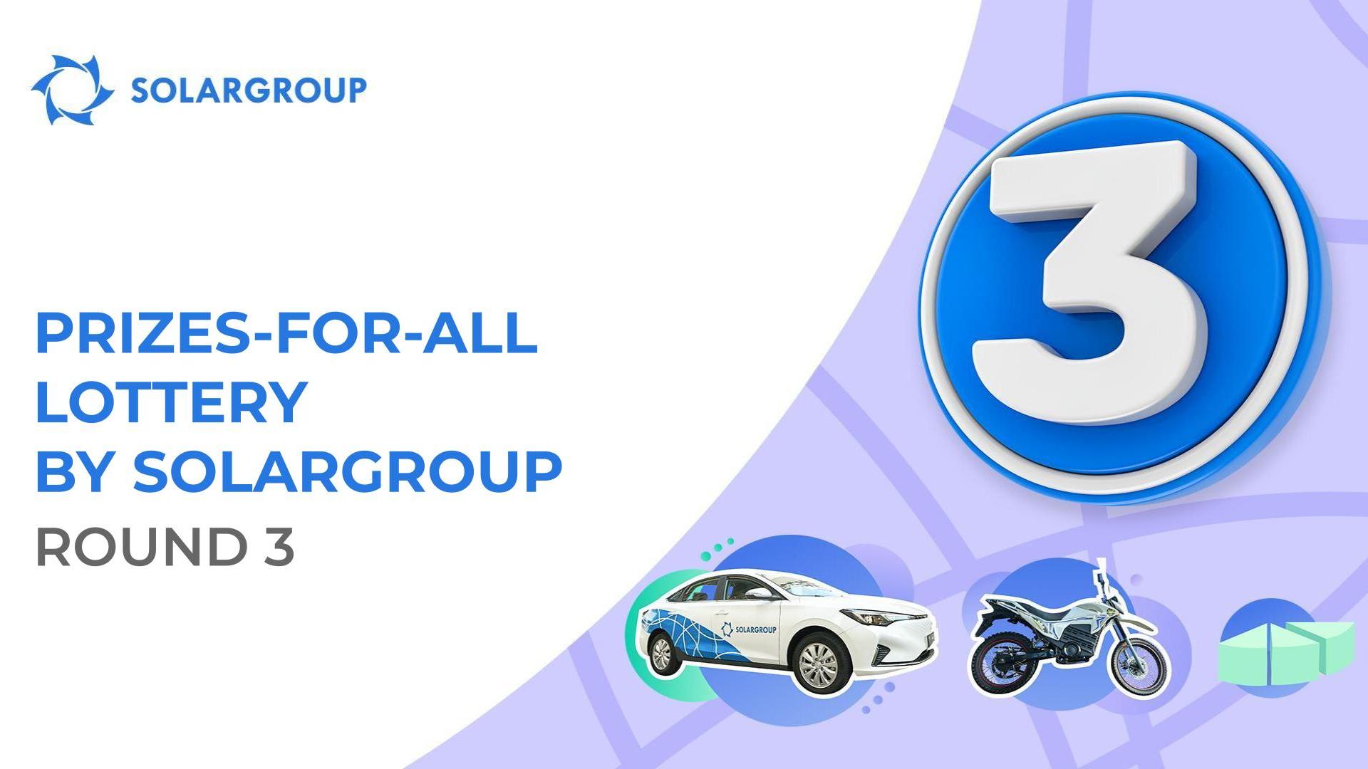 The third round of the SOLARGROUP lottery starts on December 1