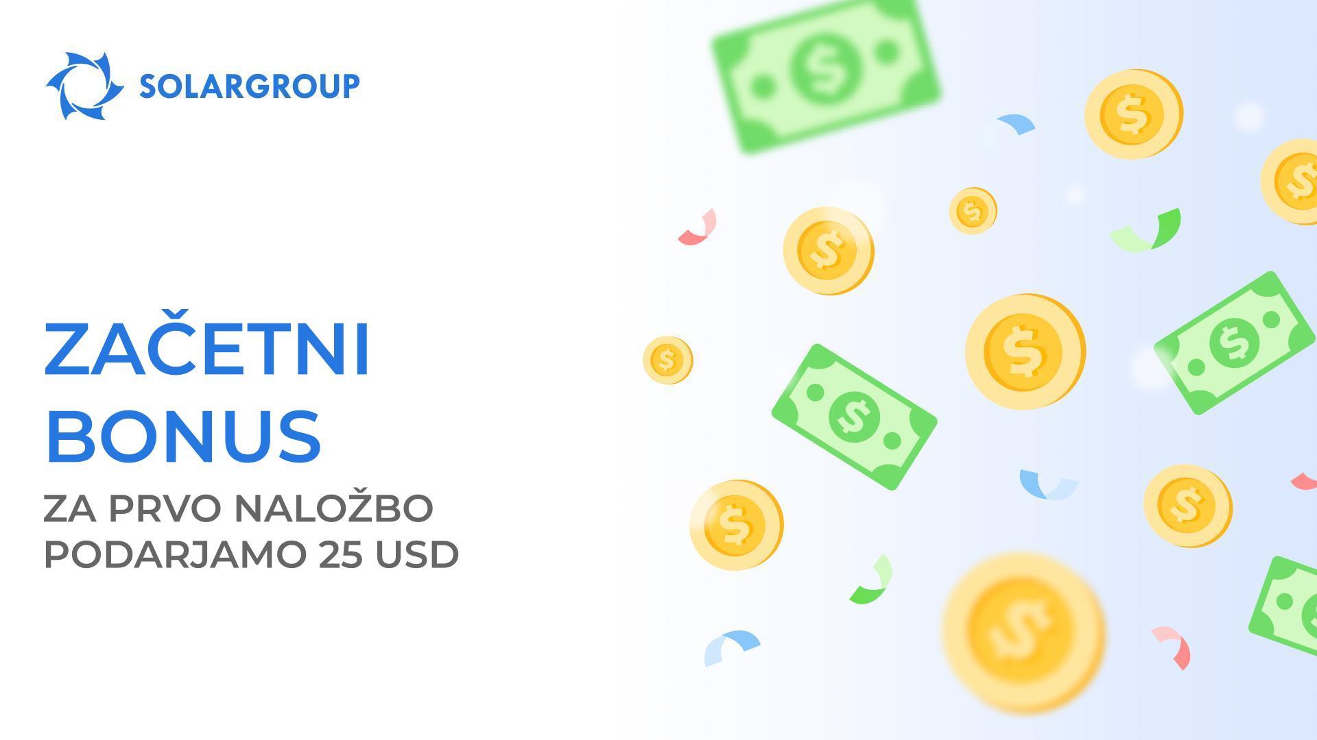 Nova promocija za nove vlagatelje: "Začetni bonus"
