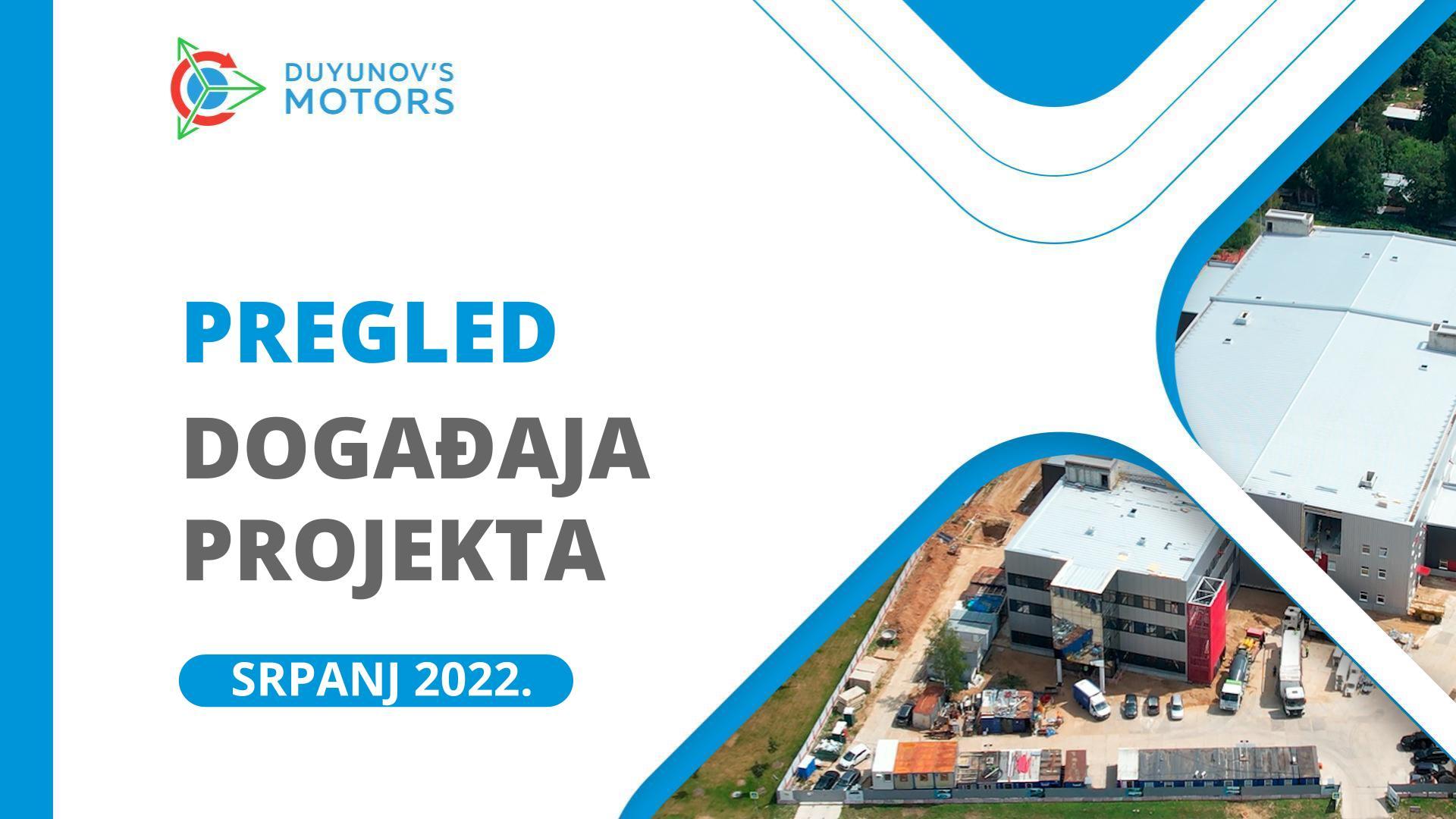 Ključni događaji projekta: Pregled srpnja