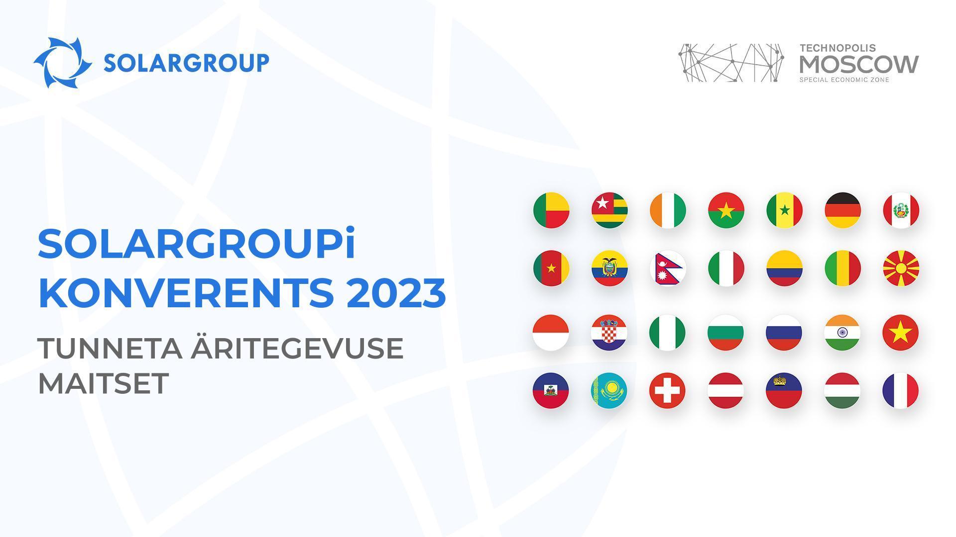 SOLARGROUPi konverents 2023: tunneta äritegevuse maitset