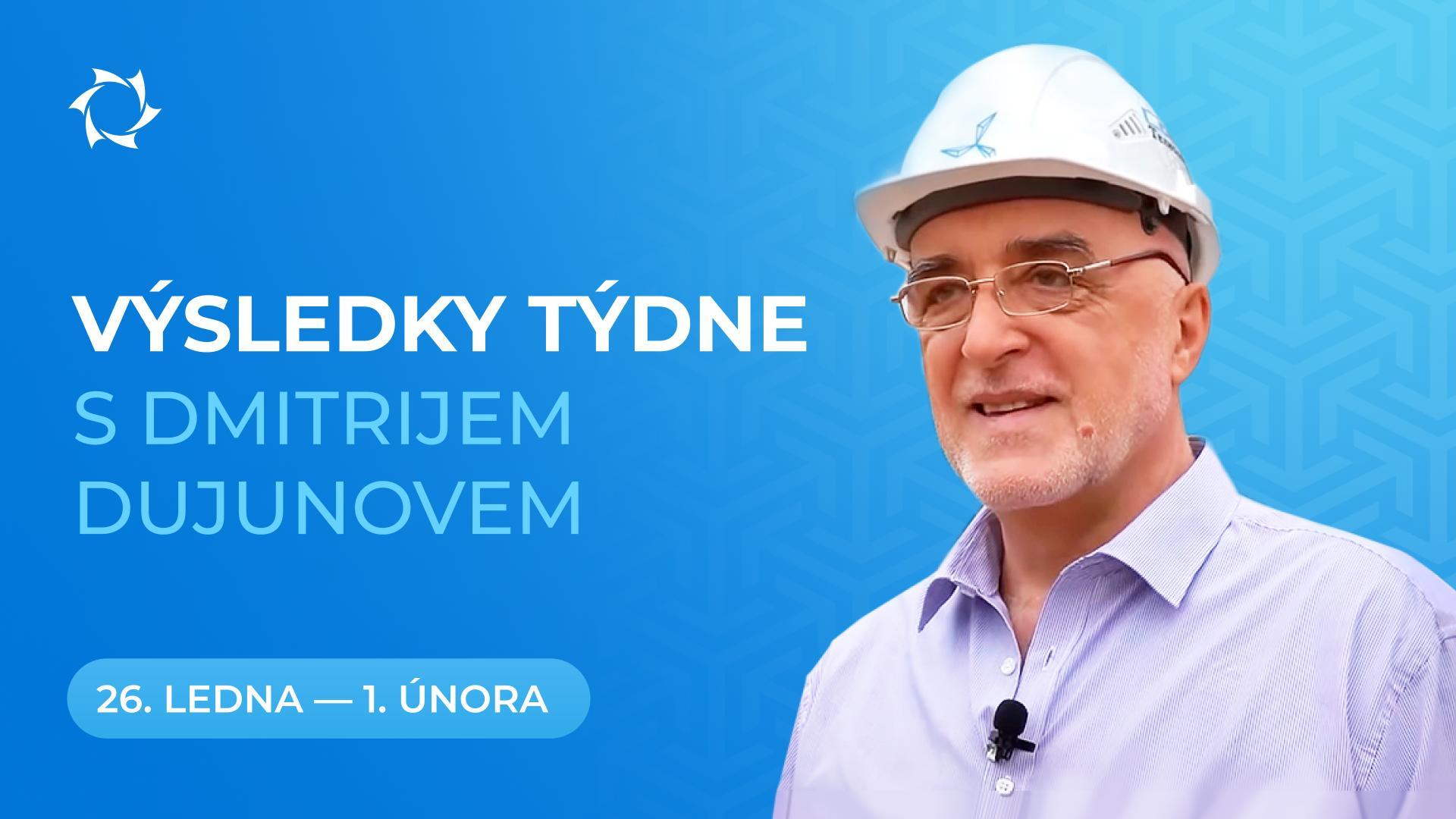 Souhrn týdne v projektu «Motory Dujunova»