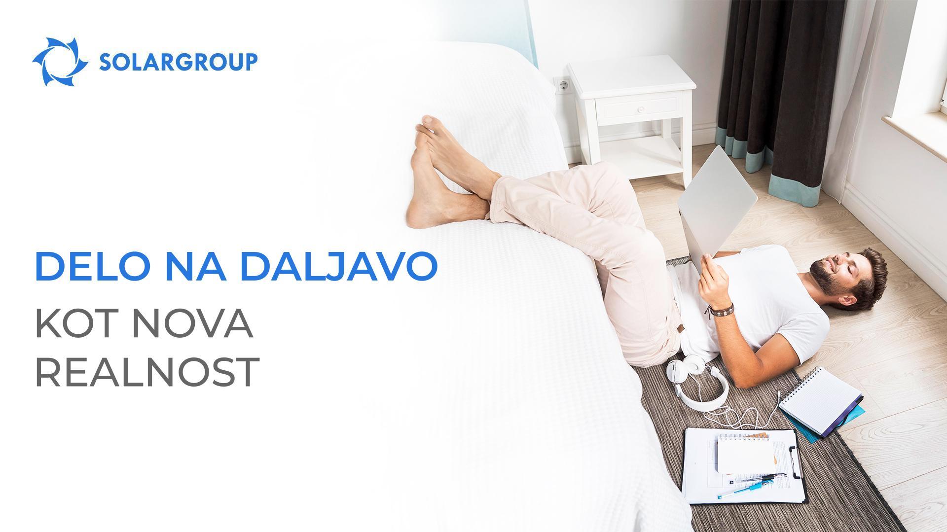 Delo na daljavo kot nova realnost