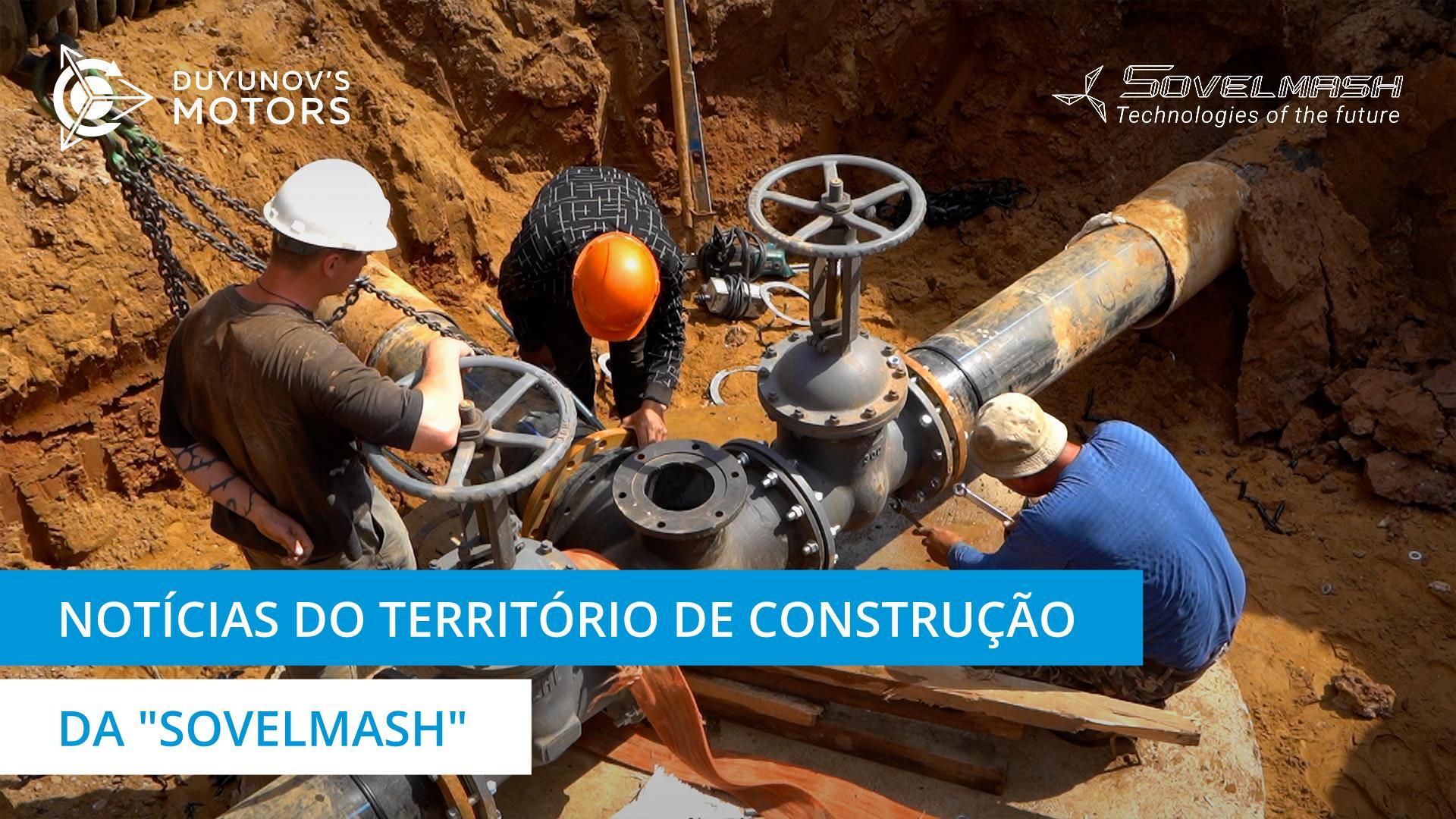 Dia de limpezas no departamento D&E da "Sovelmash", aplicação de azulejo, instalação de elevadores e tantas outras atividades