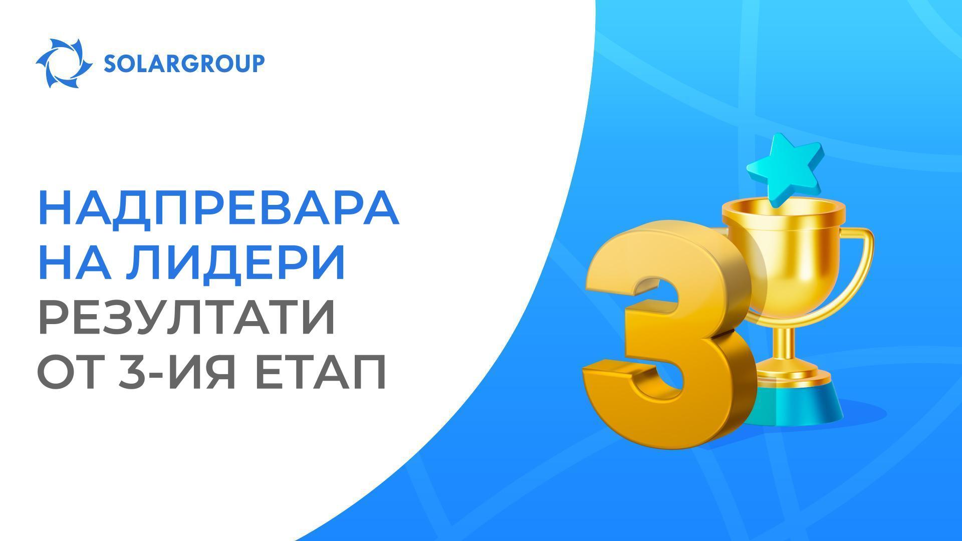 Промоция „Надпревара на лидери“: поздравяваме призьорите от 3-ия етап!