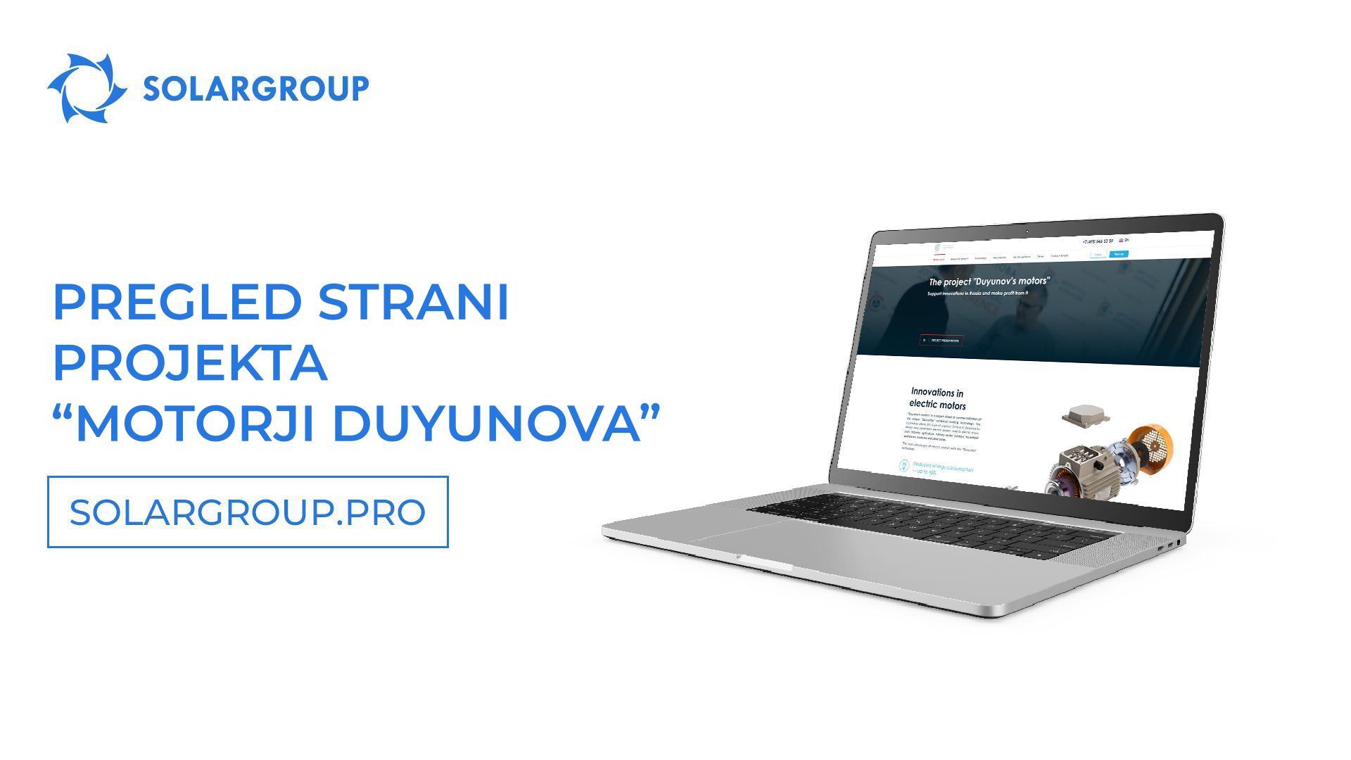 O prednostih strani projekta "Duyunovi motorji"