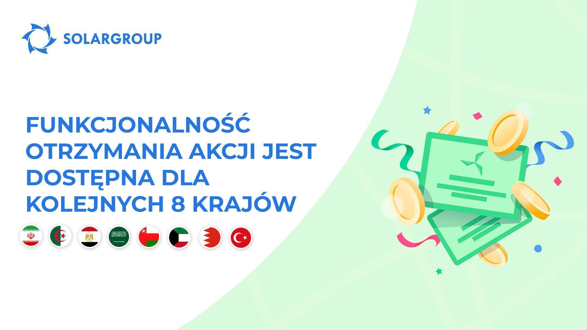 Otwieramy funkcjonalność w krajach: Iran, Algieria, Egipt, Arabia Saudyjska, Oman, Kuwejt, Bahrajn, Turcja